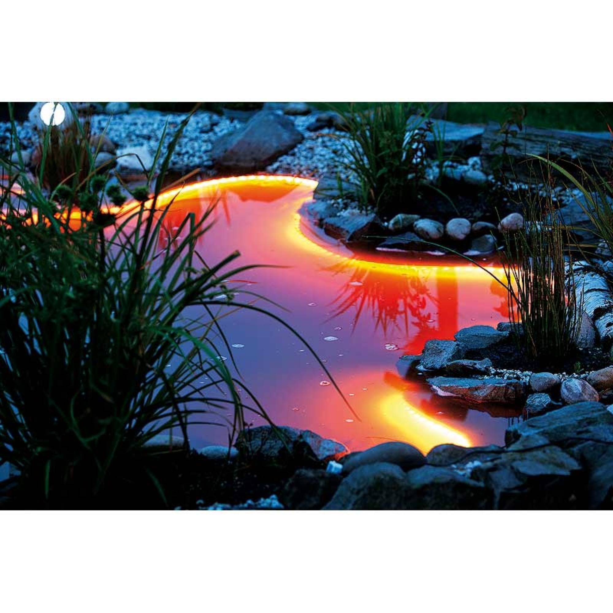 Heissner LED Gartenleuchte Heissner Unterwasser RGB LED-Band Erweiterung 5m