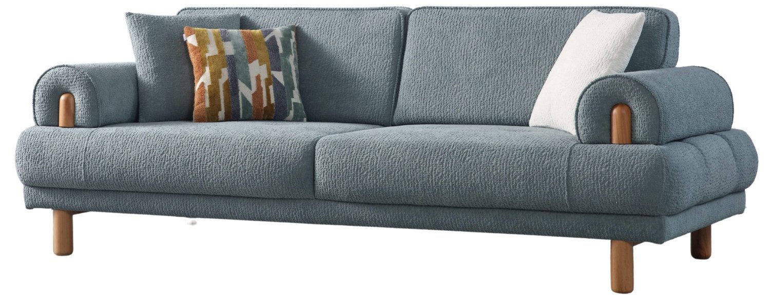 Villa Möbel Sofa Sade, 3-Sitzer 1 Teile, mit Relax-/Bettfunktion durch verstellbare Rückenlehne