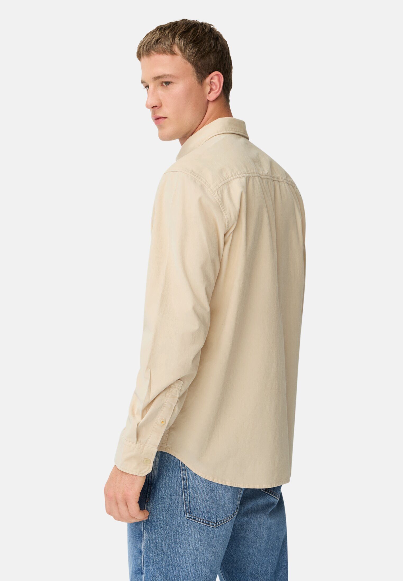 camel active Langarmhemd mit Button-Down-Kragen und Brusttasche Langarm But günstig online kaufen