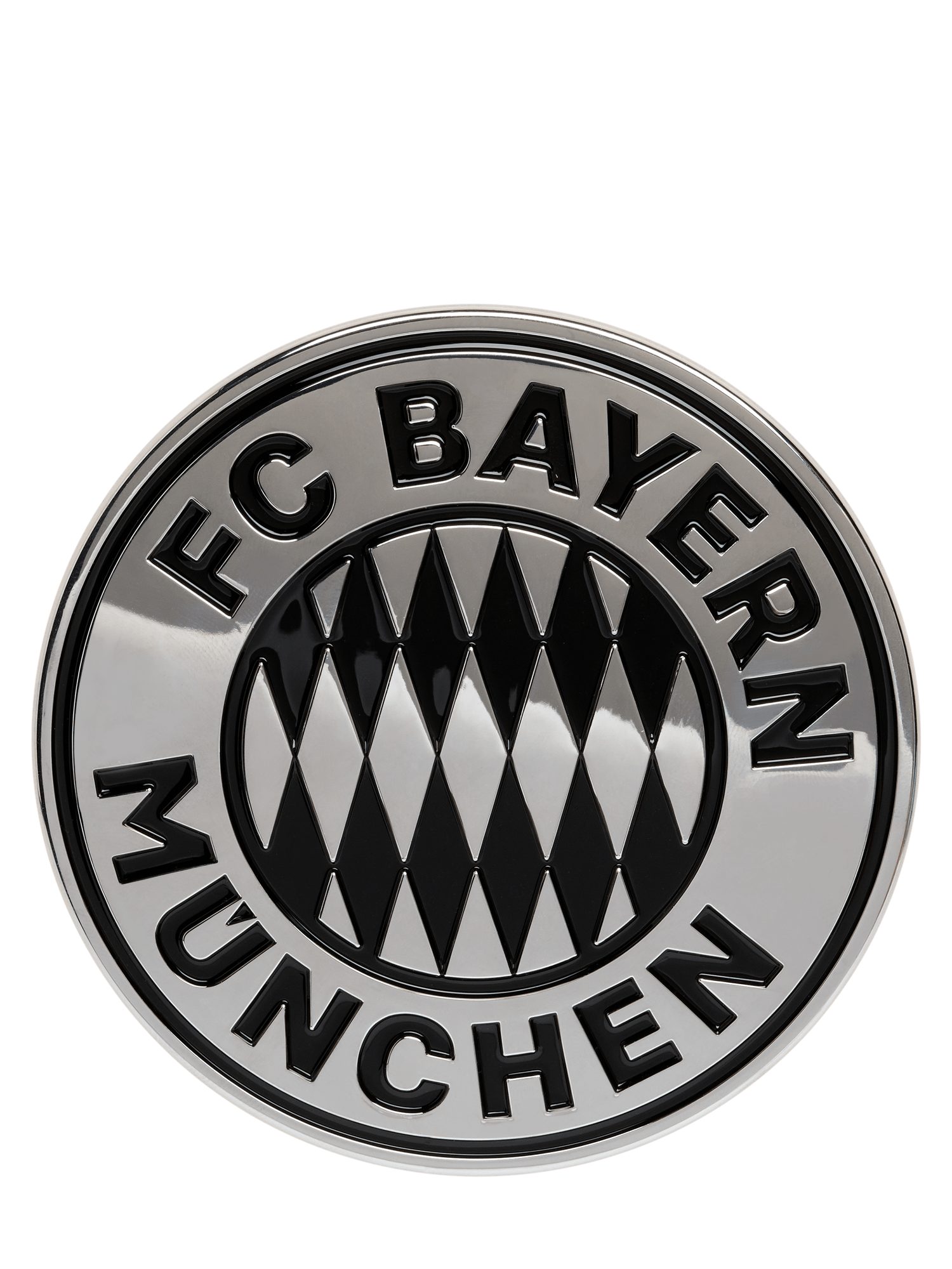 FC Bayern München Aufkleber FC Bayern München Chrome Aufkleber Logo (Silber)