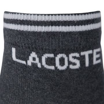 Lacoste Sportsocken LACOSTE SPORT Quartersocken (2-Paar) mit großem Krokodil auf der Sohle