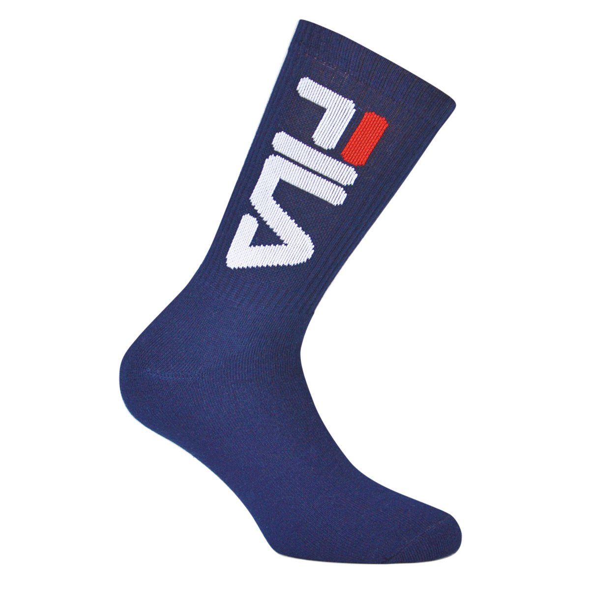 Blau Socks Fila 2 - Sportsocken Socken Tennissocken, Paar Crew Unisex