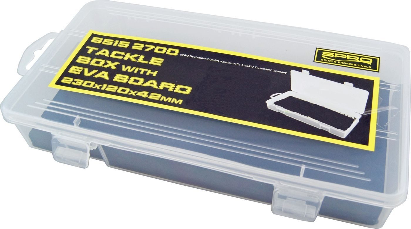Angelkoffer Spro Tackle Box with EVA 23x12x4,2cm - Köderbox