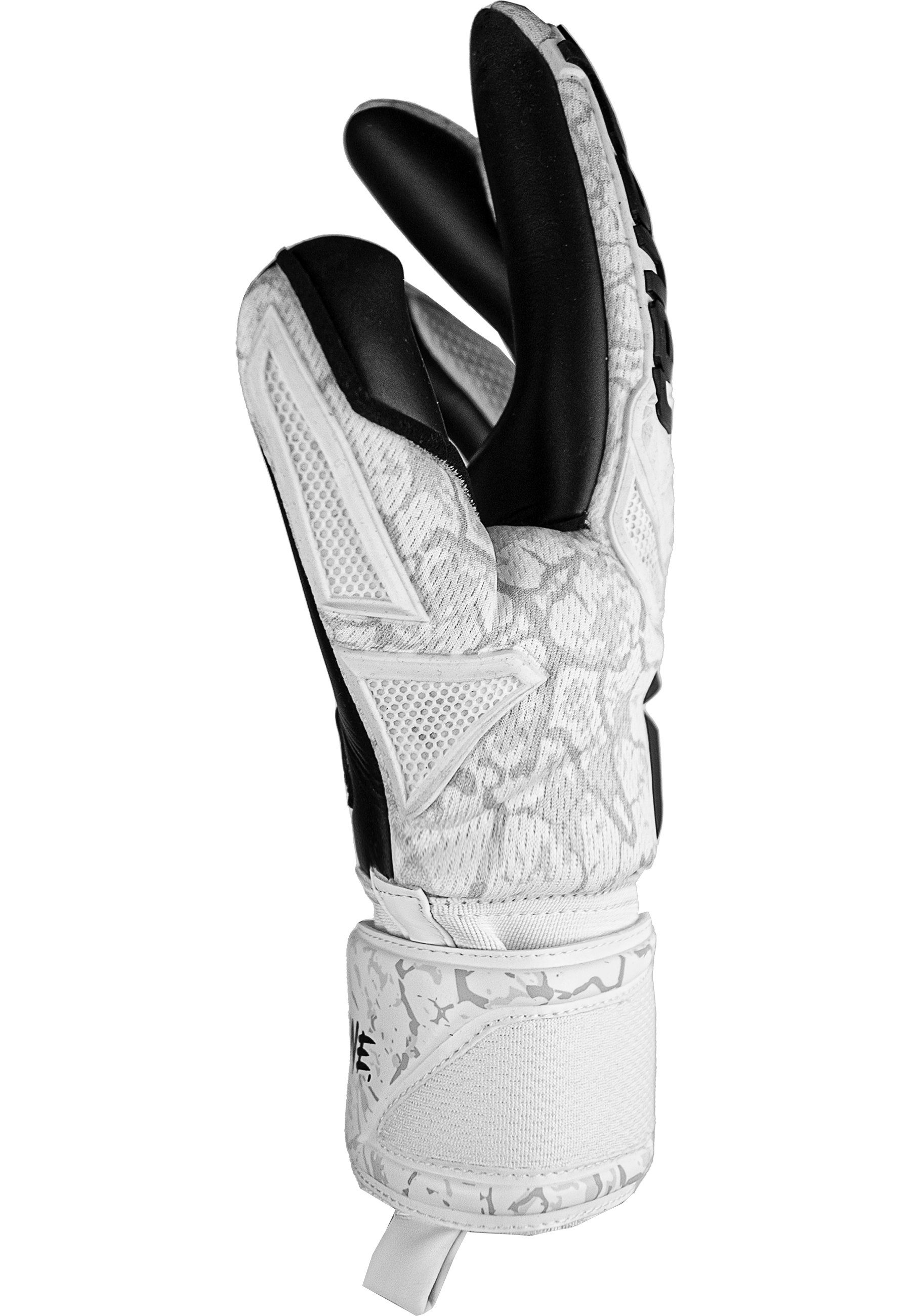 Reusch Torwarthandschuhe Attrakt Freegel Infinity mit Innennaht Schnitt und Grip Infinity Belag