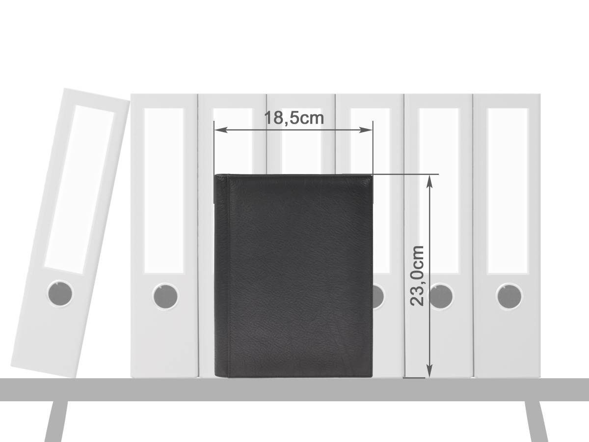 Sonnenleder Schreibmappe Tucholsky, Mappe, A5 Format, Leder, 18,5x23 cm