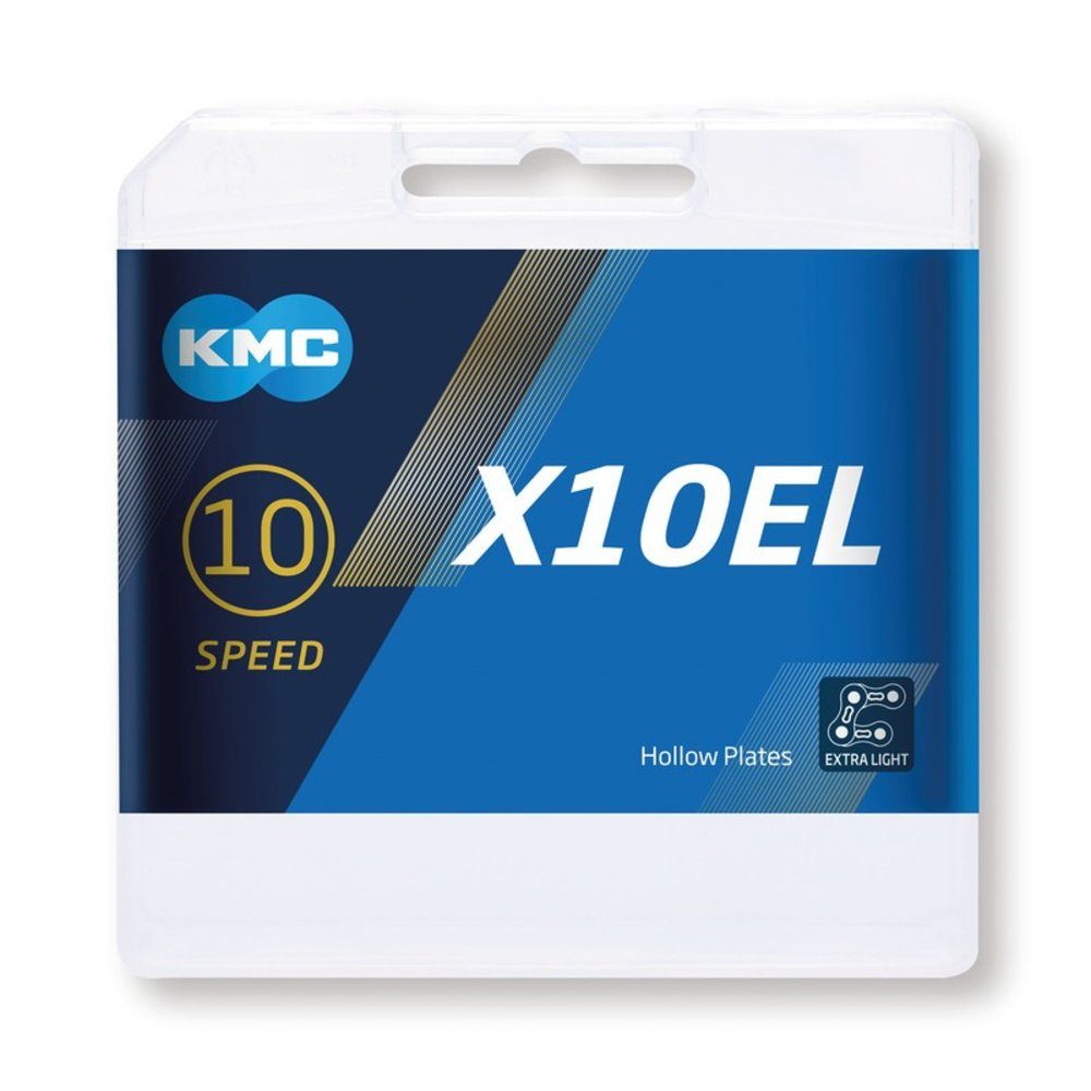 KMC Fahrradketten Schaltungskette X10EL, 1/2"x11/128", 114 Glieder, 5,8 mm,10-fach