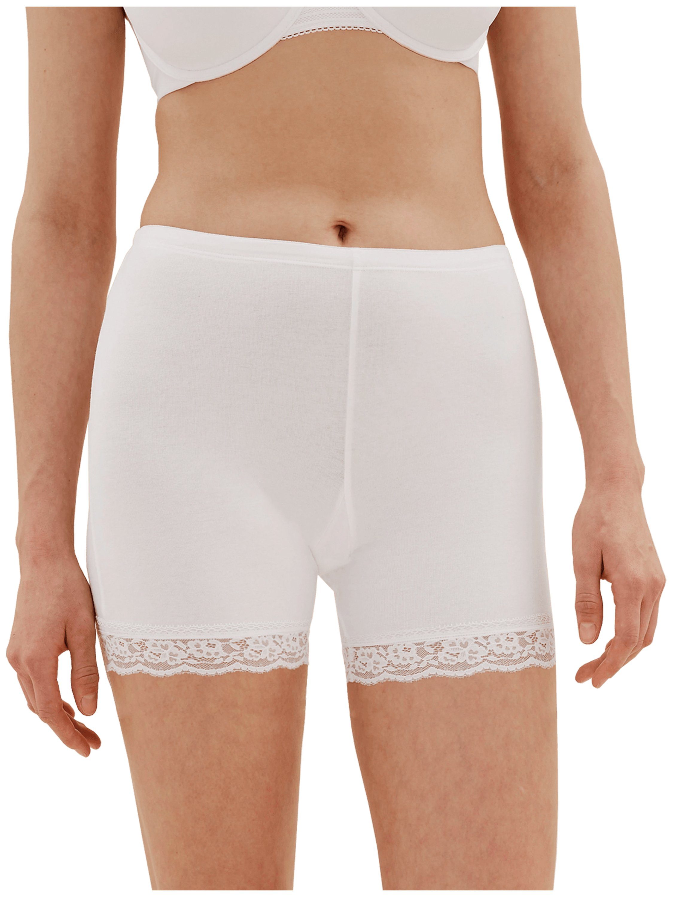 TEXEMP Radlerhose Damen Sicherheitsshorts Шорты Unterhose Unterwäsche Spitze Брюки (1-tlg) 95% Baumwolle - Atmungsaktiv