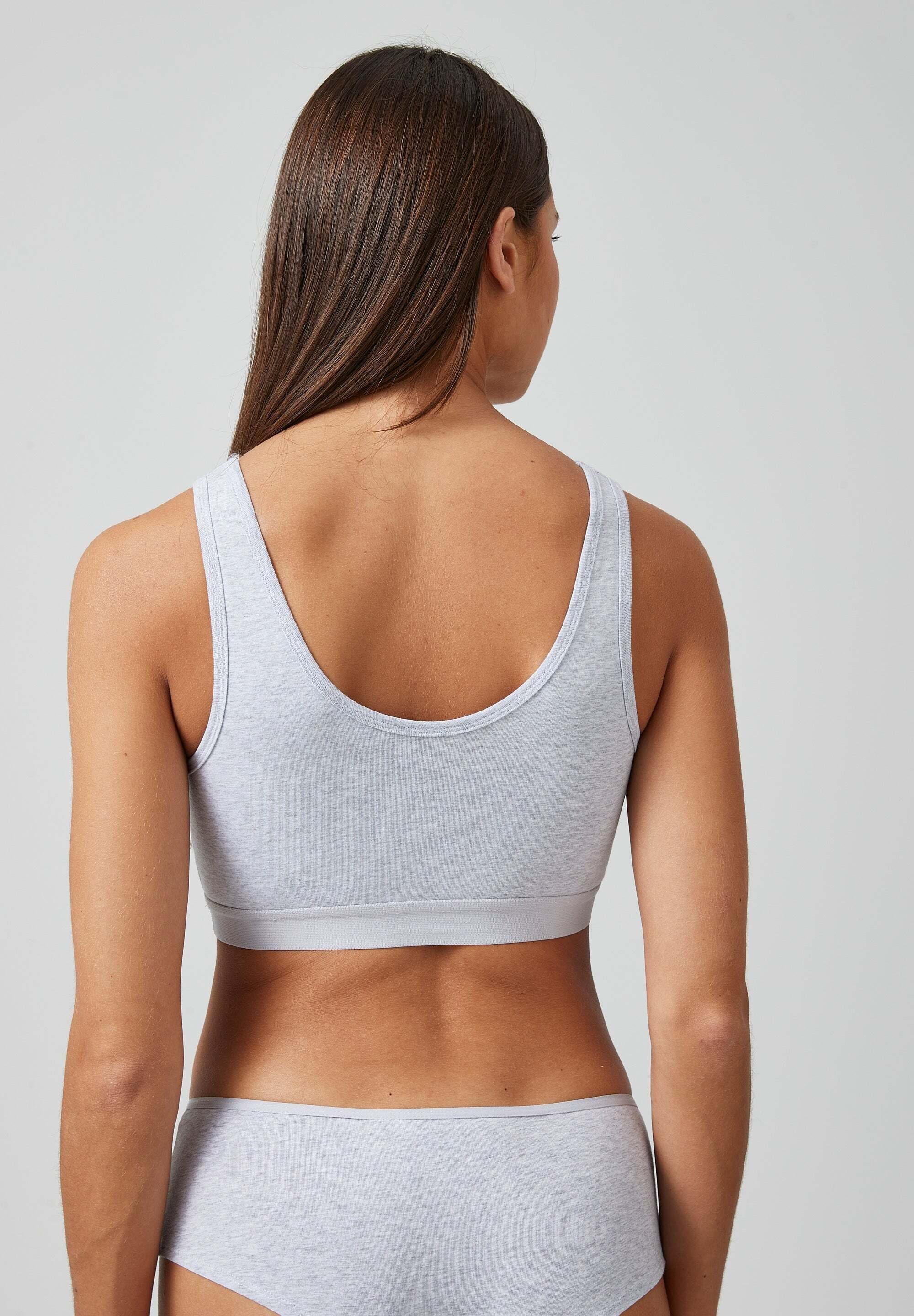 SNOCKS Bustier Soft BH (1-tlg) aus Bio Baumwolle, breite Träger für maximalen Komfort