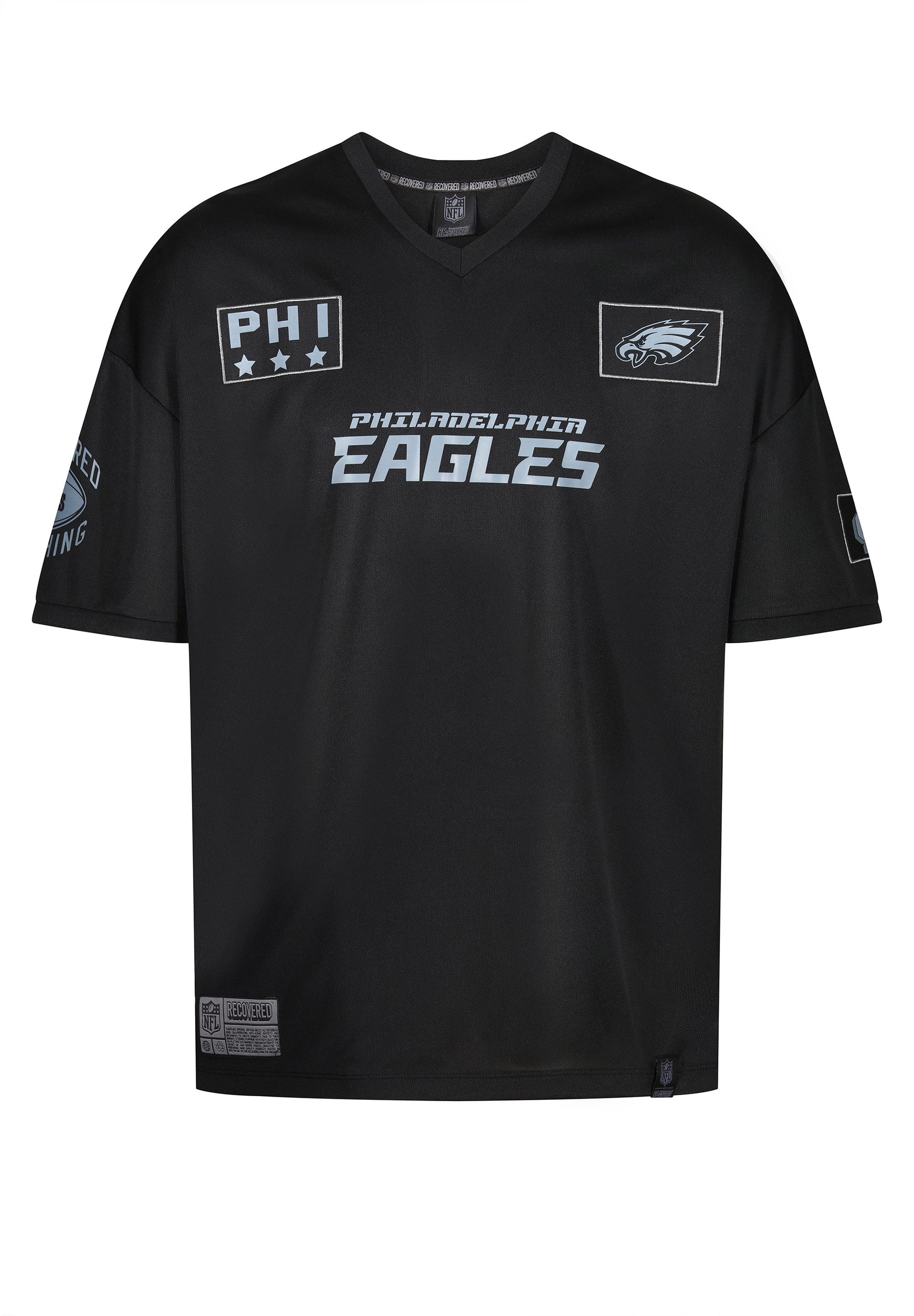 Recovered T-Shirt NFL Eagles PHI 33 Oversized im lockeren Schnitt