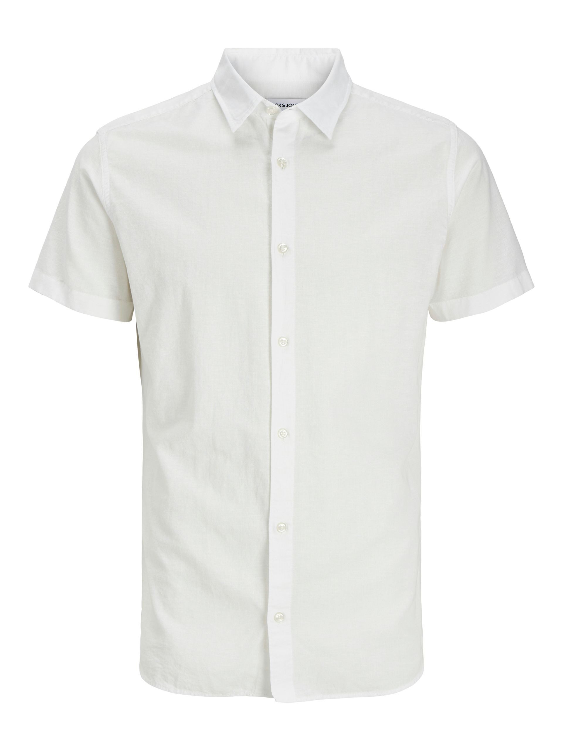 Jack & Jones Junior Kurzarmhemd JJBREEZE LINEN BLEND SHIRT S/S SN JNR