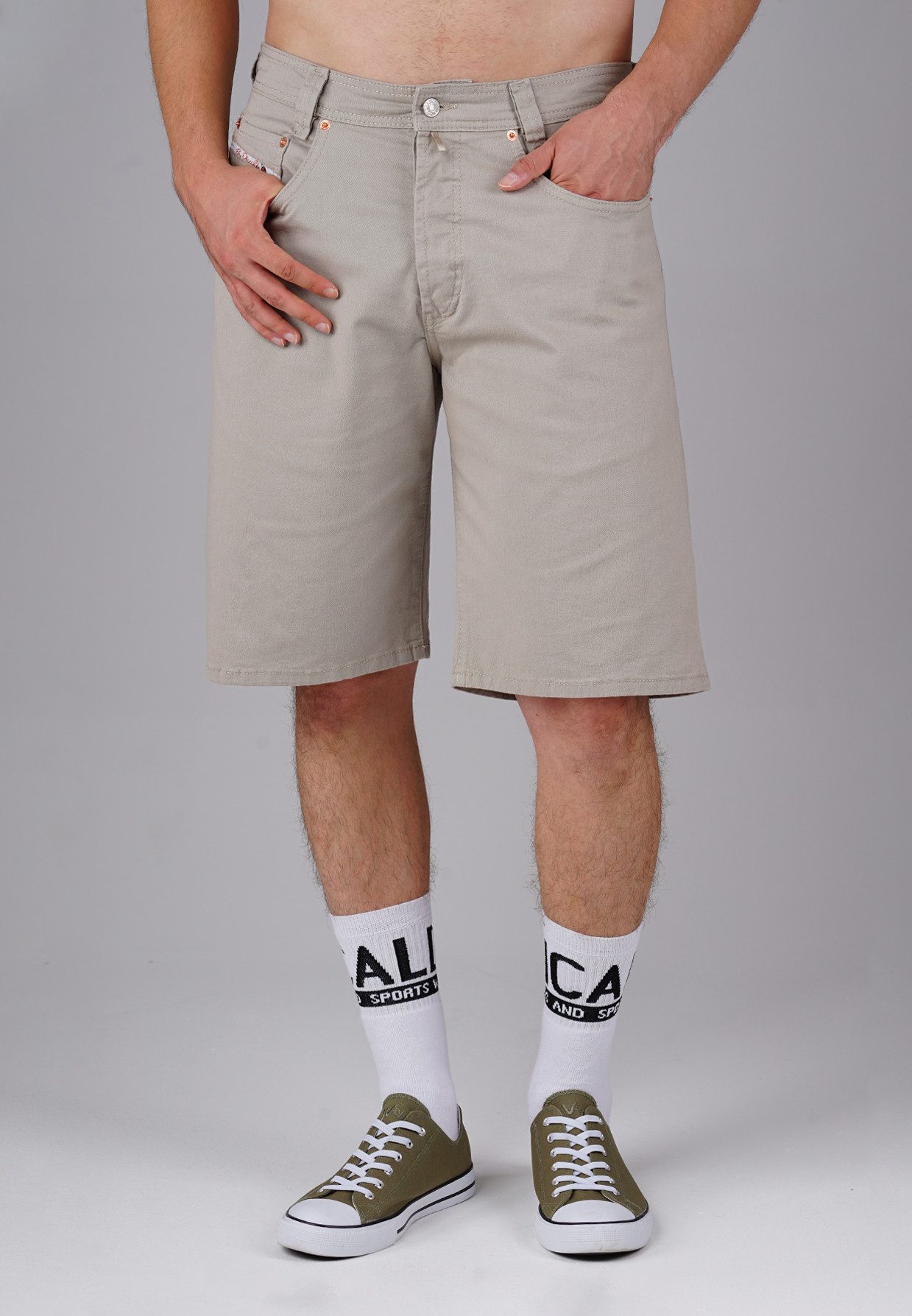 PICALDI Jeans Shorts Gabardine Sum (1-tlg) Clean-Look