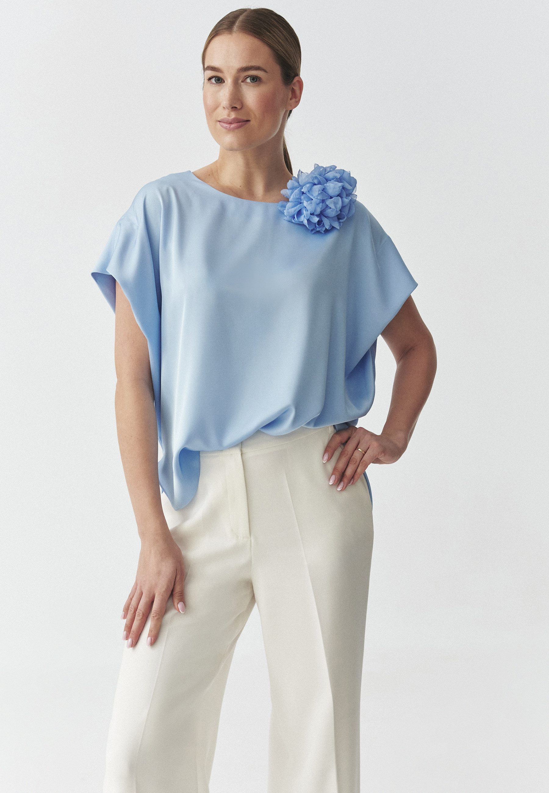 TATUUM Klassische Bluse Satinbluse - Irmina
