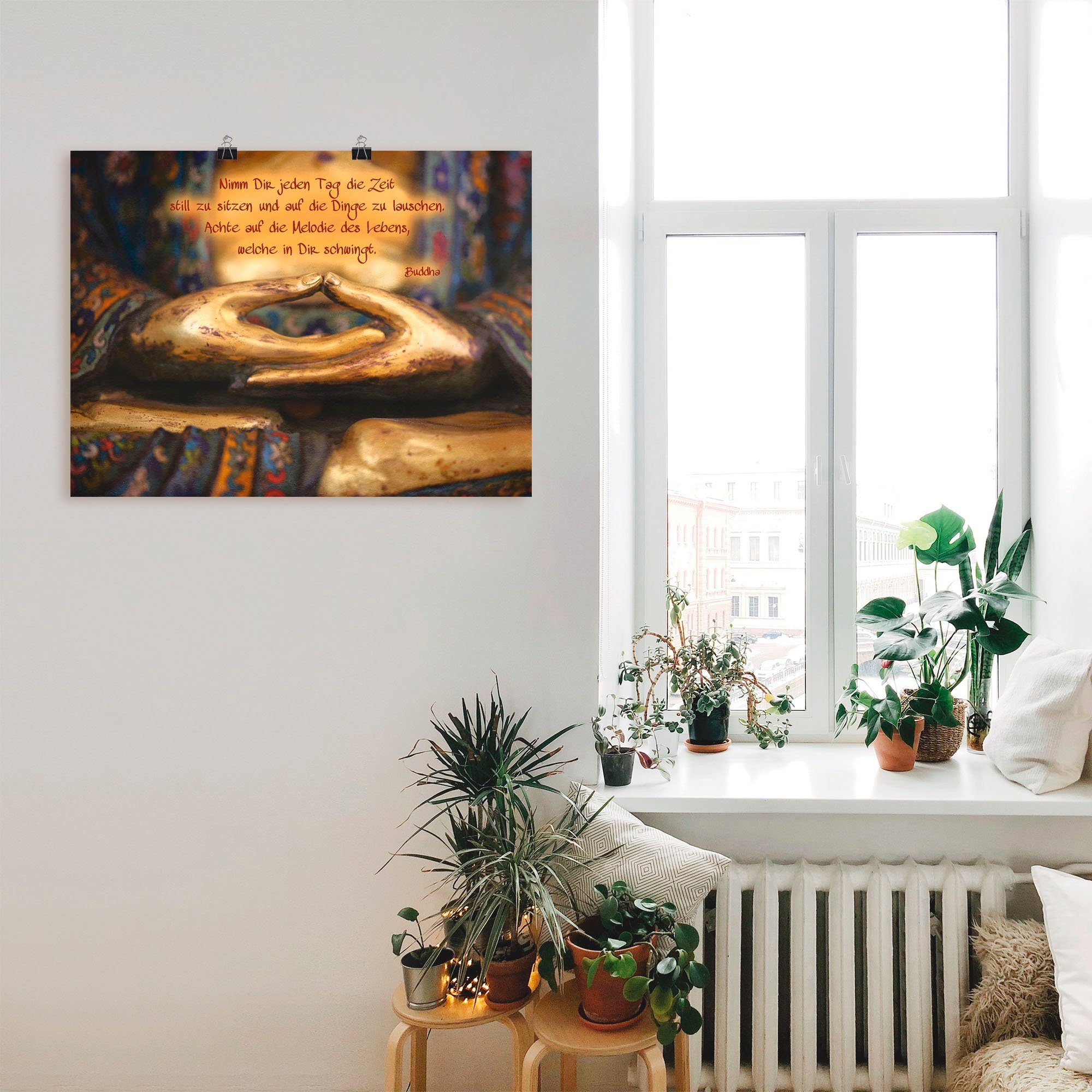 Artland Wandbild Weisheit, Religion (1 St), günstig online kaufen