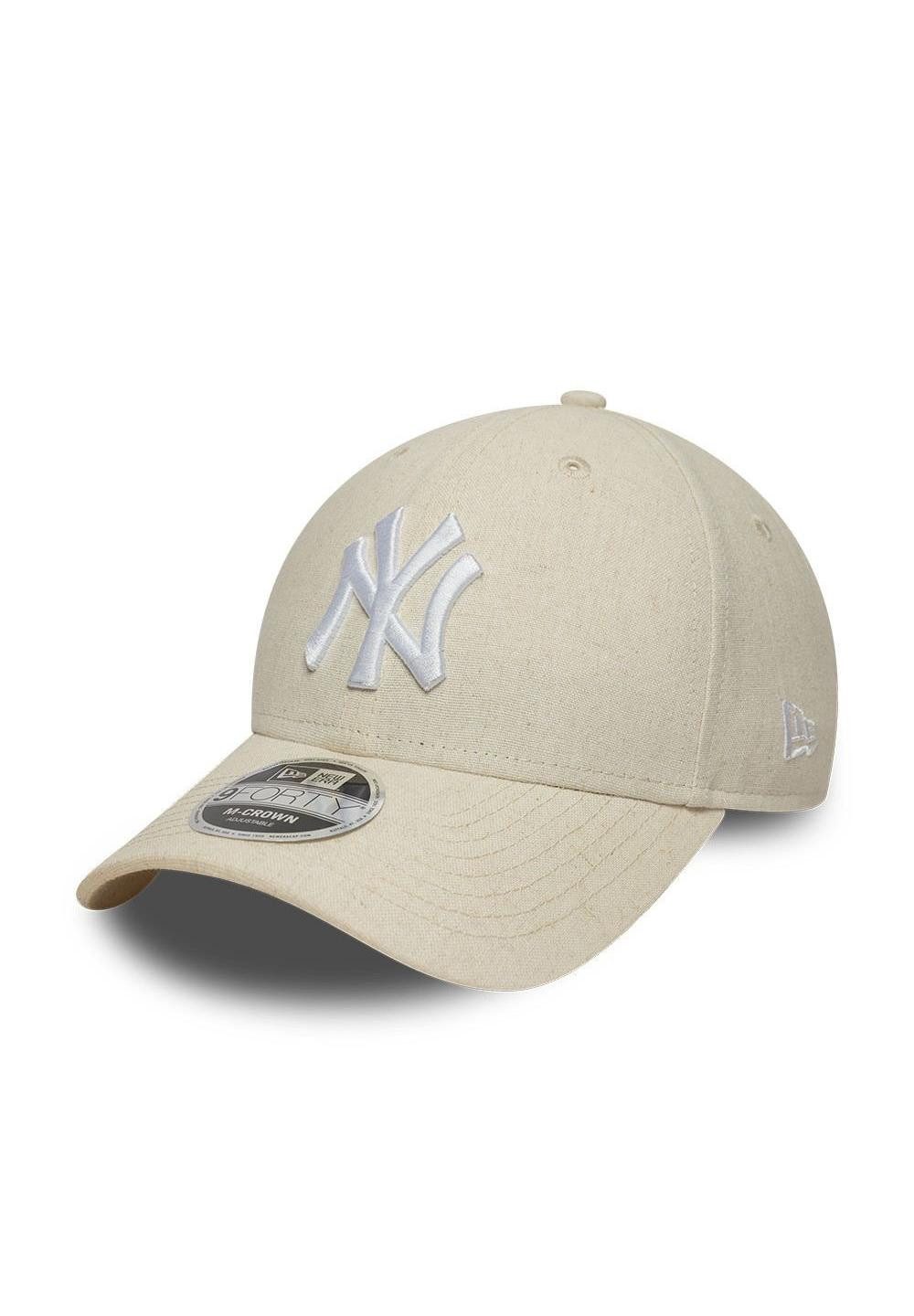 Baseball Cap New York Yankees New Era MLB Linen 9Forty M-Crown Cap Beige