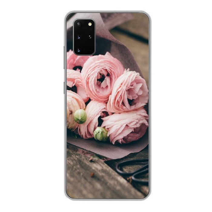 MuchoWow Handyhülle Ein Blumenstrauß zum Valentinstag Phone Case Handyhülle Samsung Galaxy S20 Plus Silikon Schutzhülle