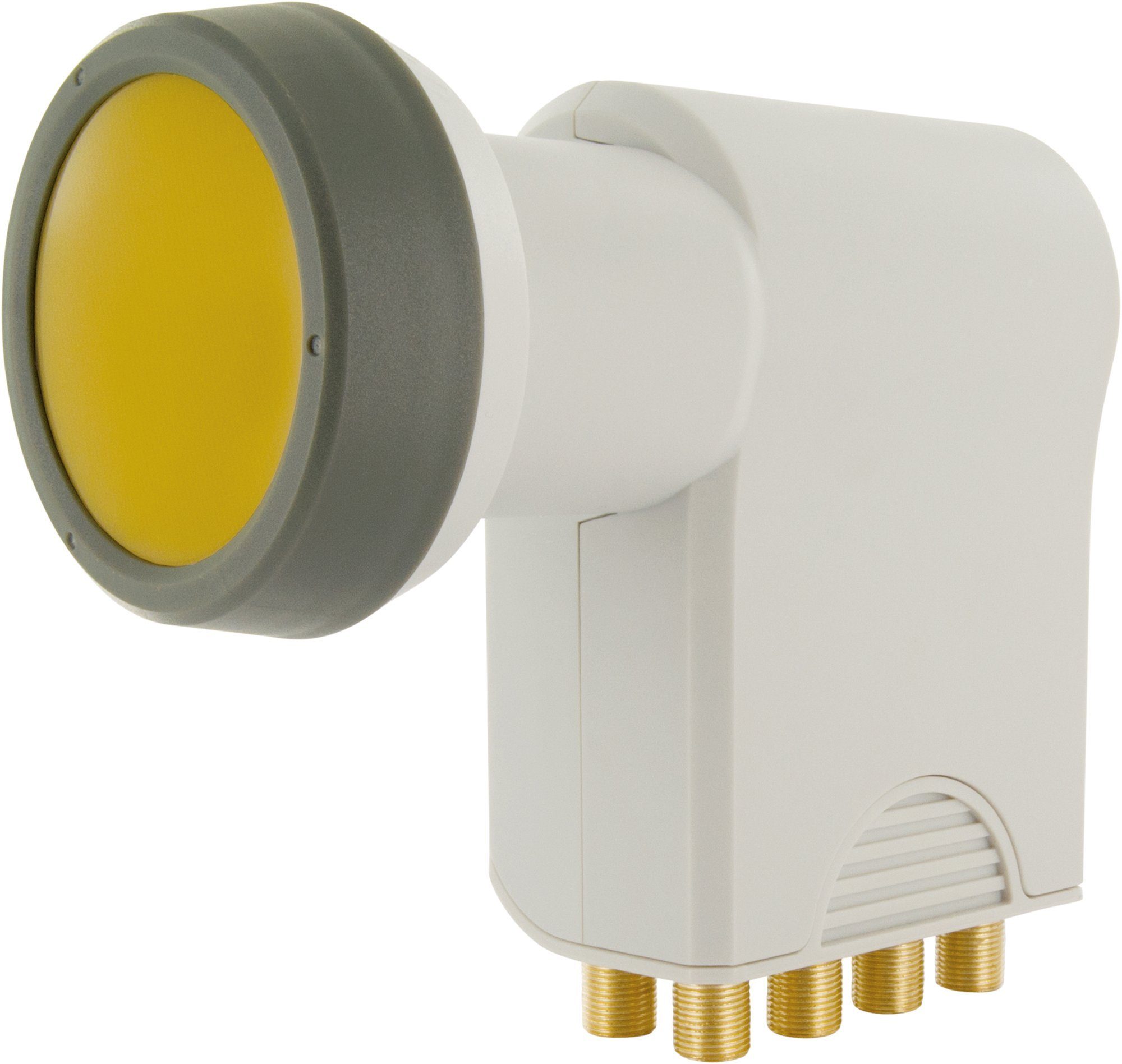 Schwaiger SPS6988 531 Universal-Octo-LNB (für 8 Teilnehmer, herausziehbare Wetterschutzabdeckung, hellgrau)