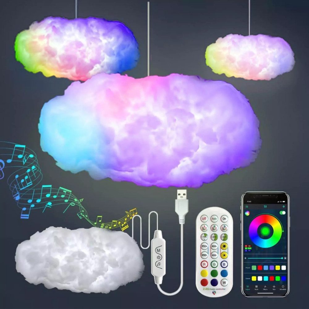 PRIISF LED Kugelleuchte LED Pendelleuchte RGB günstig online kaufen