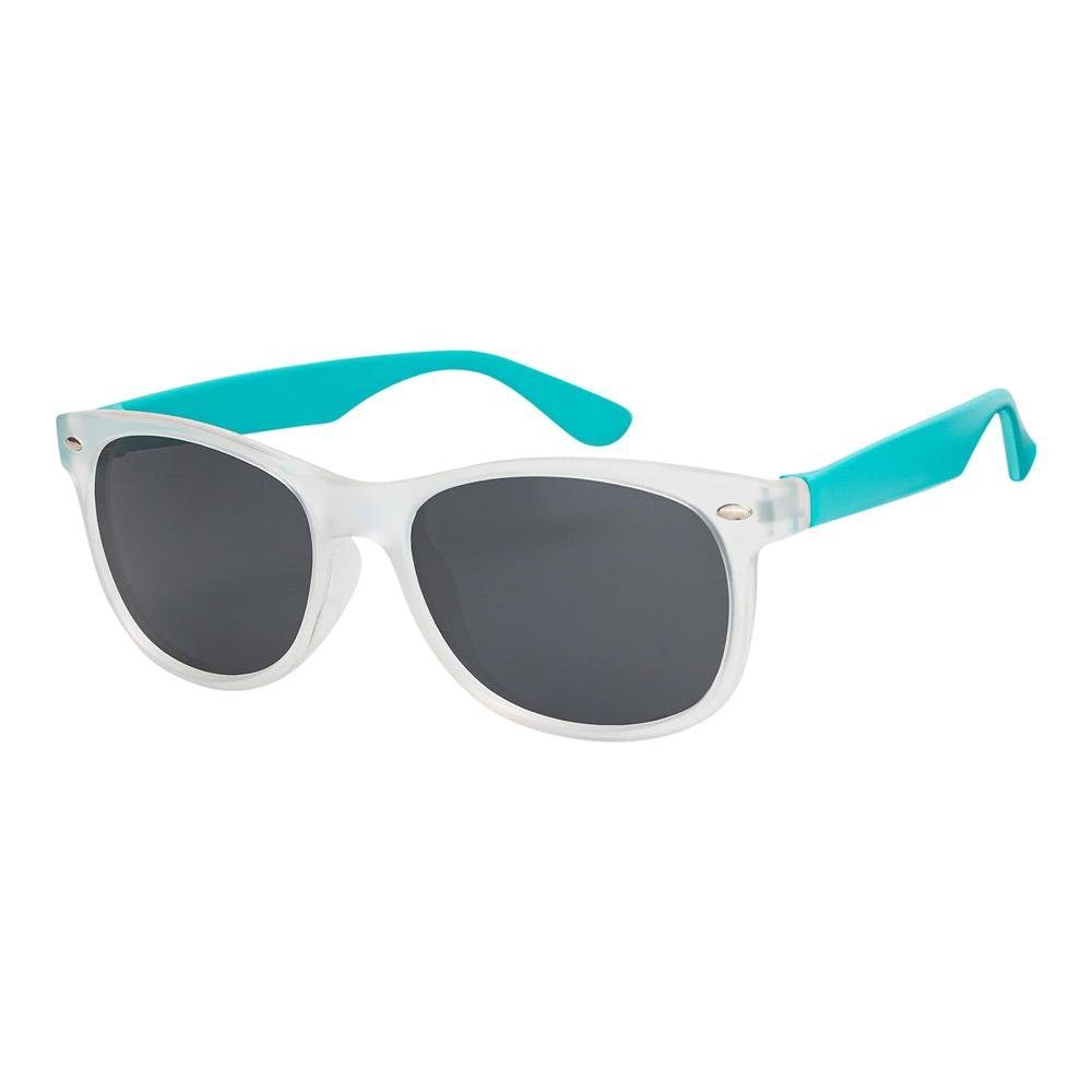 durchsichtigen Kinder Stil Wayfarer Türkis BEZLIT Mädchen (1-St) Eyewear mit Bügel Sonnenbrille Cat-Eye