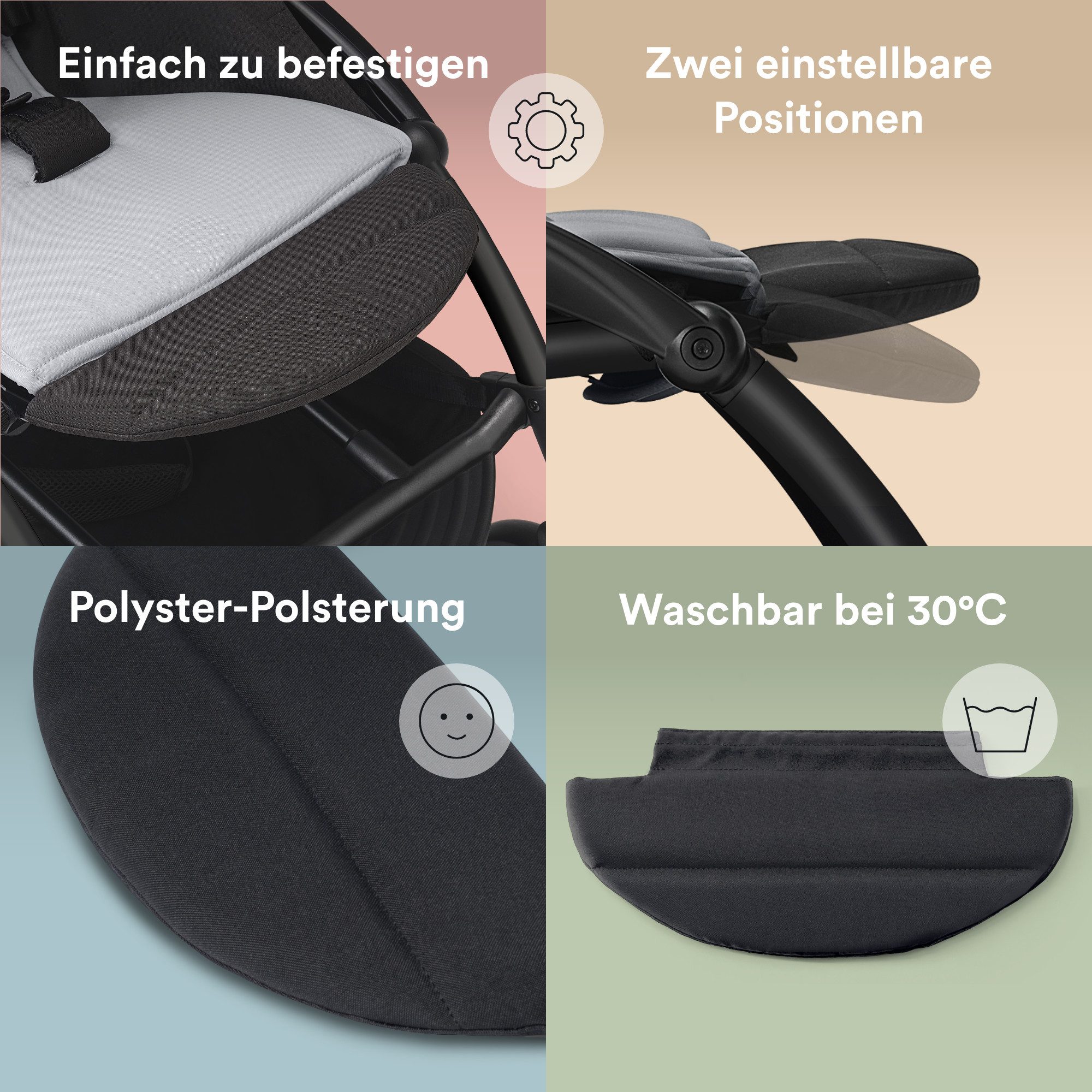 Stokke Kinderwagenaufsatz YOYO Beinablage - Zusätzlicher Komfort für unterwegs