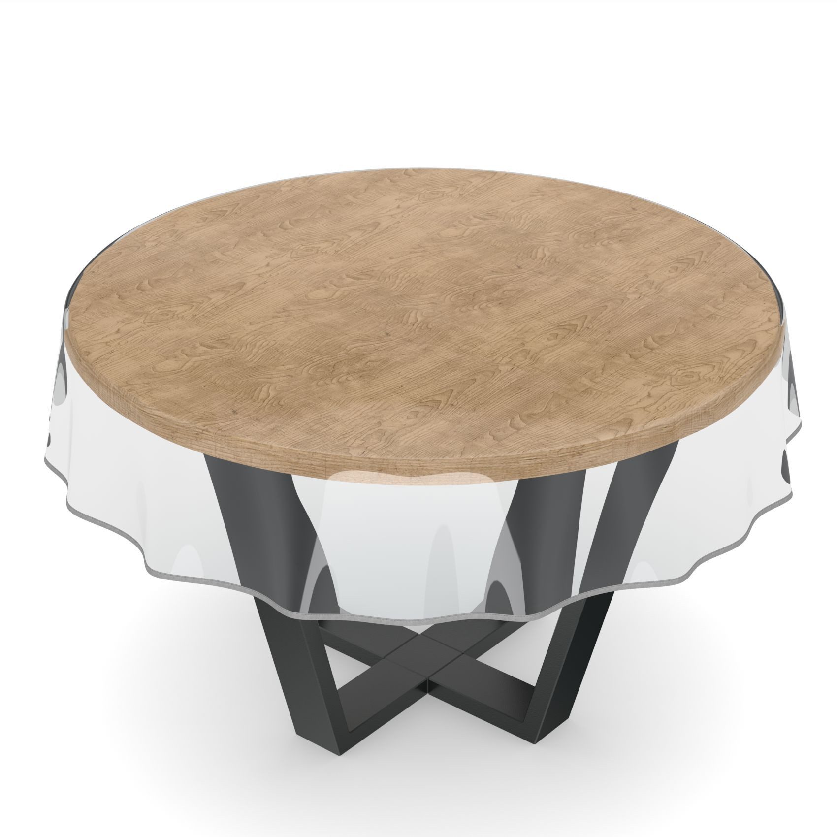 ANRO Tischdecke KLARA abwaschbar Tischfolie transparent günstig online kaufen