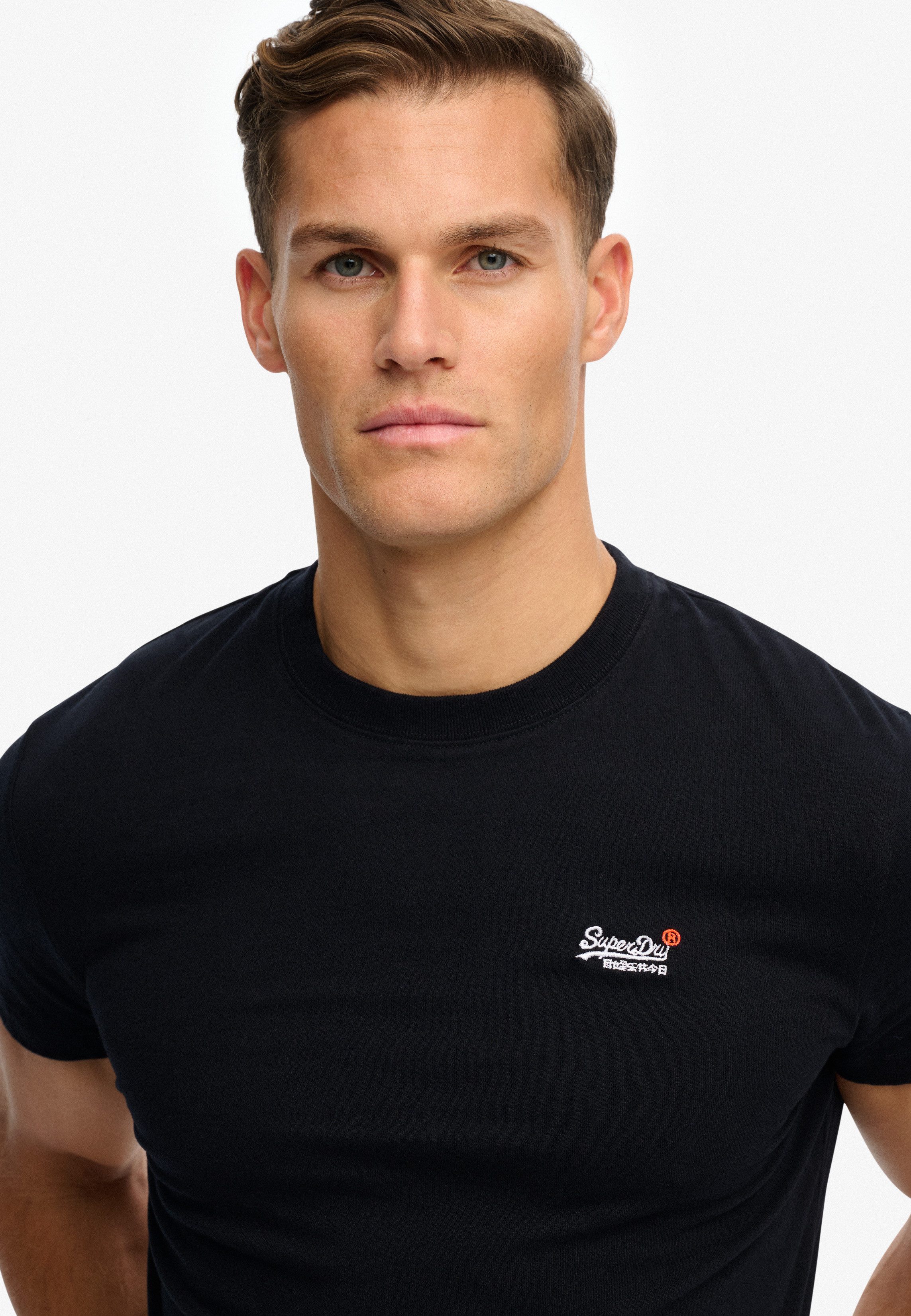 Superdry Rundhalsshirt ESSENTIAL CONTRAST EMB TEE