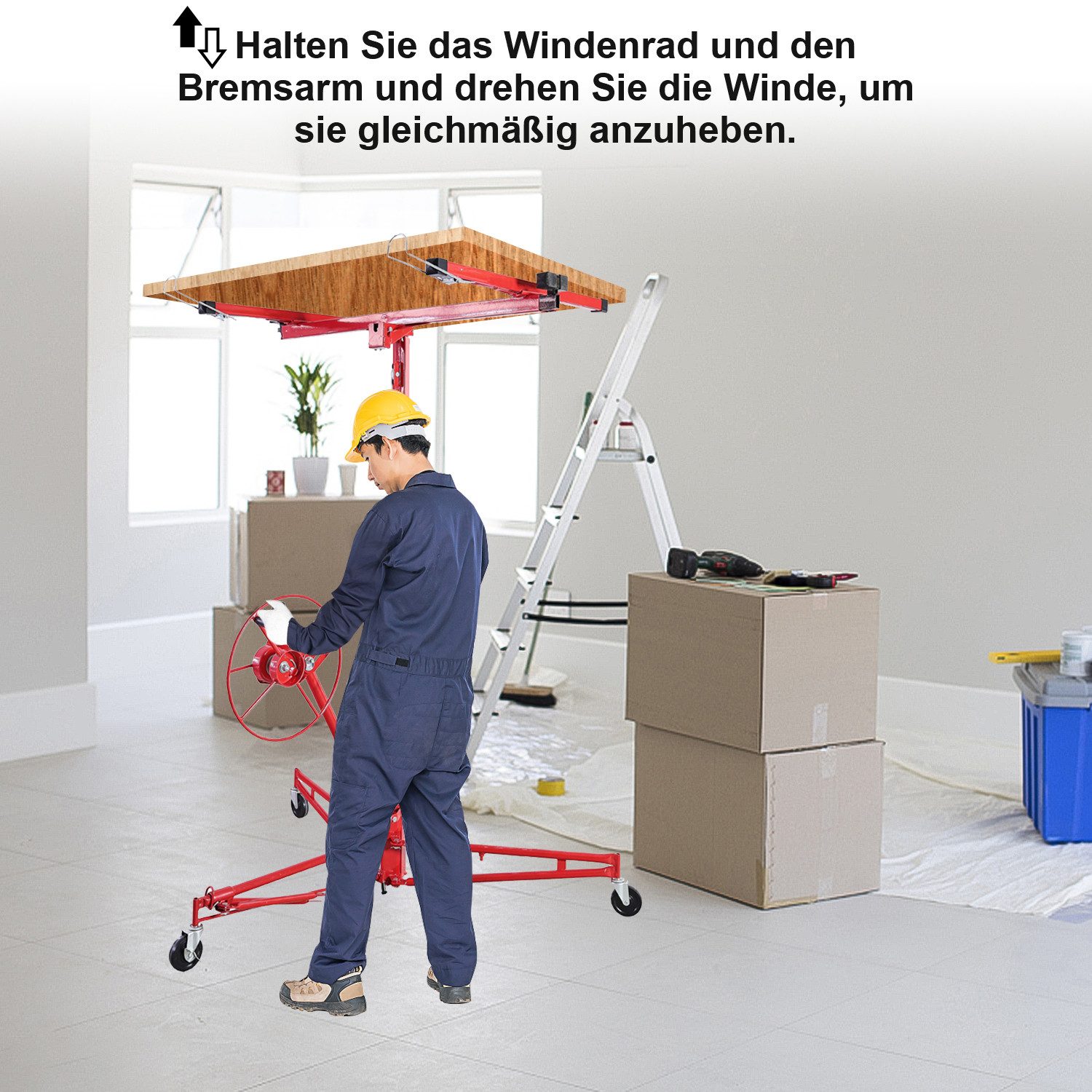 Clanmacy Plattenheber Plattenheber XXL klappbar Rigipsplatte Rigipsplatten Verschiedene, -]