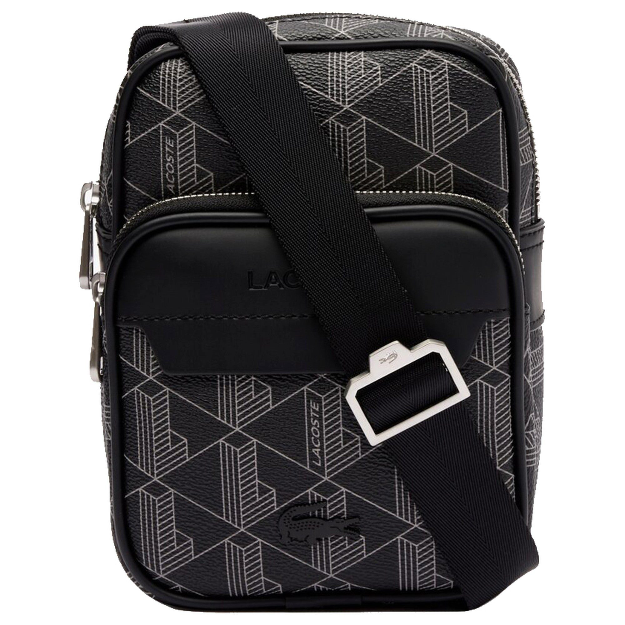 Lacoste Umhängetasche The Blend - Umhängetasche S 18.5 cm (monogram noir gris)