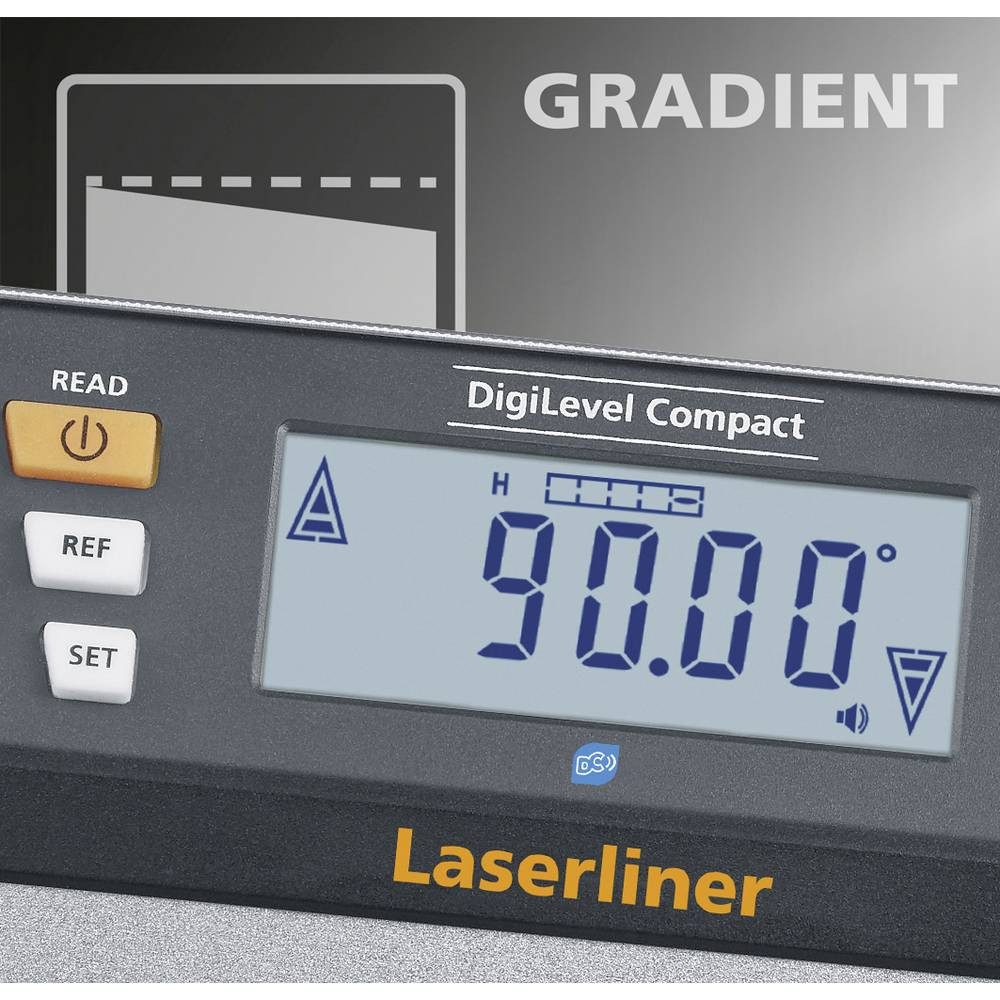 LASERLINER Wasserwaage Digitale Elektronik-Wasserwaage im handlichen Format 081.280A