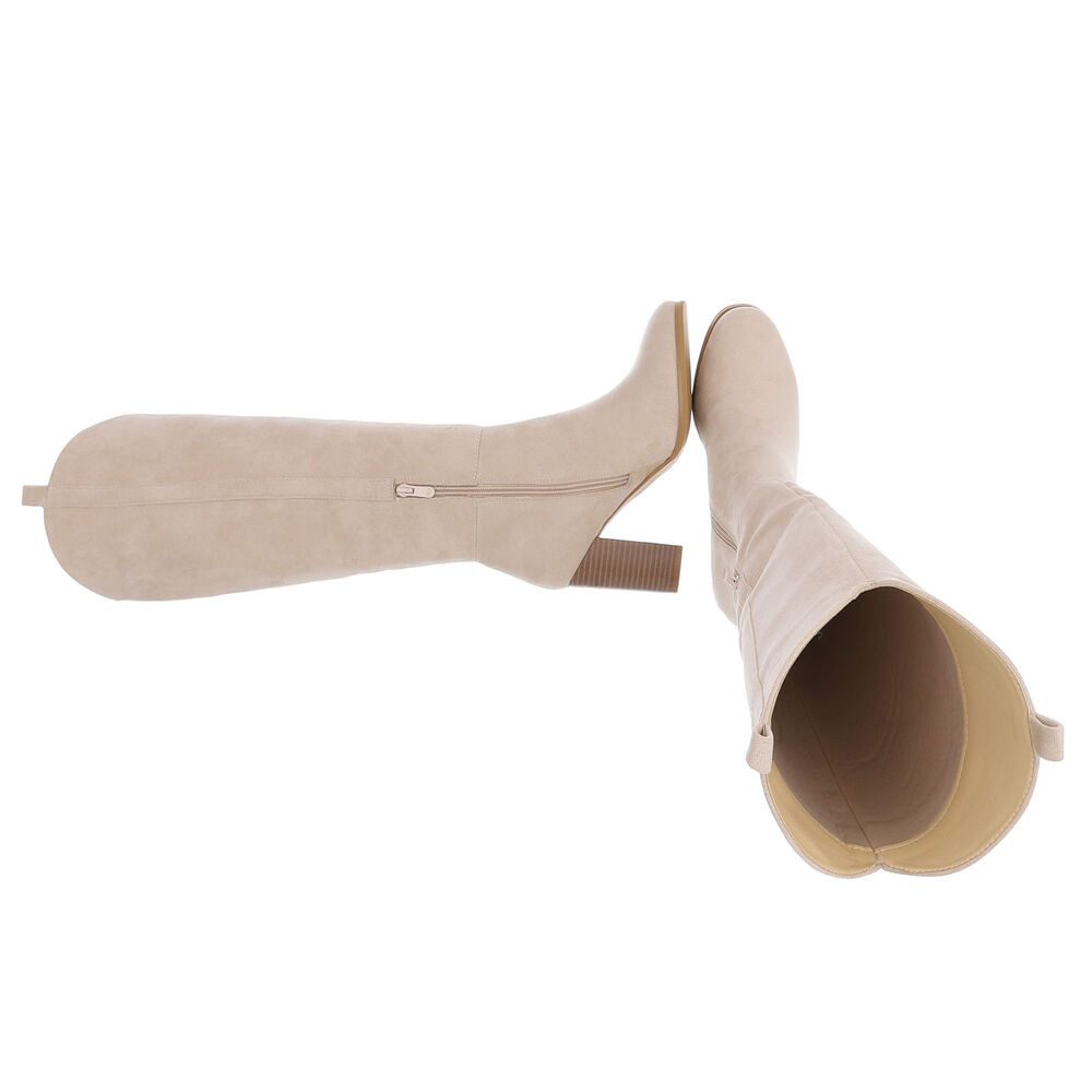 Ital-Design Damen Elegant High-Heel-Stiefel (88489527) Blockabsatz günstig online kaufen