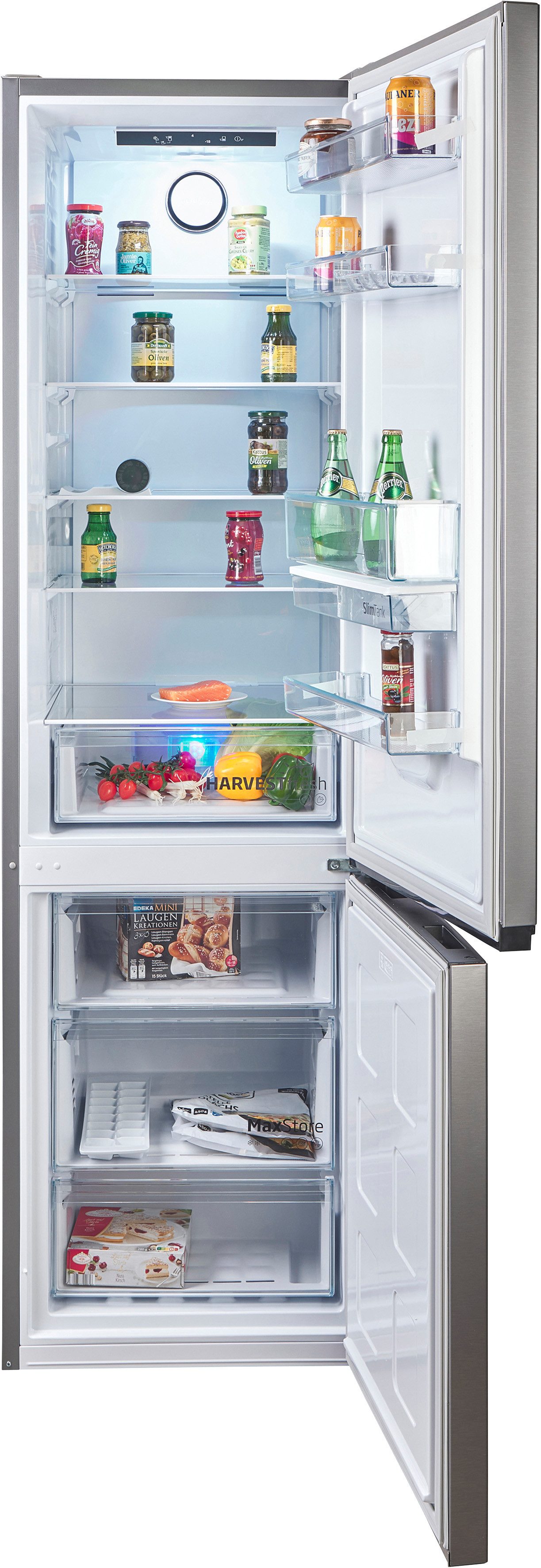 BEKO Kühl-/Gefrierkombination B5RCNA406DHXB1, 203,5 cm hoch, 59,5 cm breit, Wasserspender und getrennte Kühlung gegen Gerüche – Bild 2 von 5