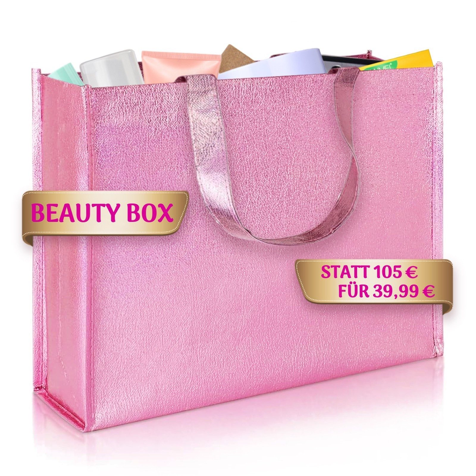 P-Beauty Cosmetic Accessories Pflege-Geschenkbox Set Geschenkset Damen Beauty Hautpflege für 39,99€ statt 105€, 8-tlg., Beautytasche, Geschenk, Pflegeprodukte, Hautpflege