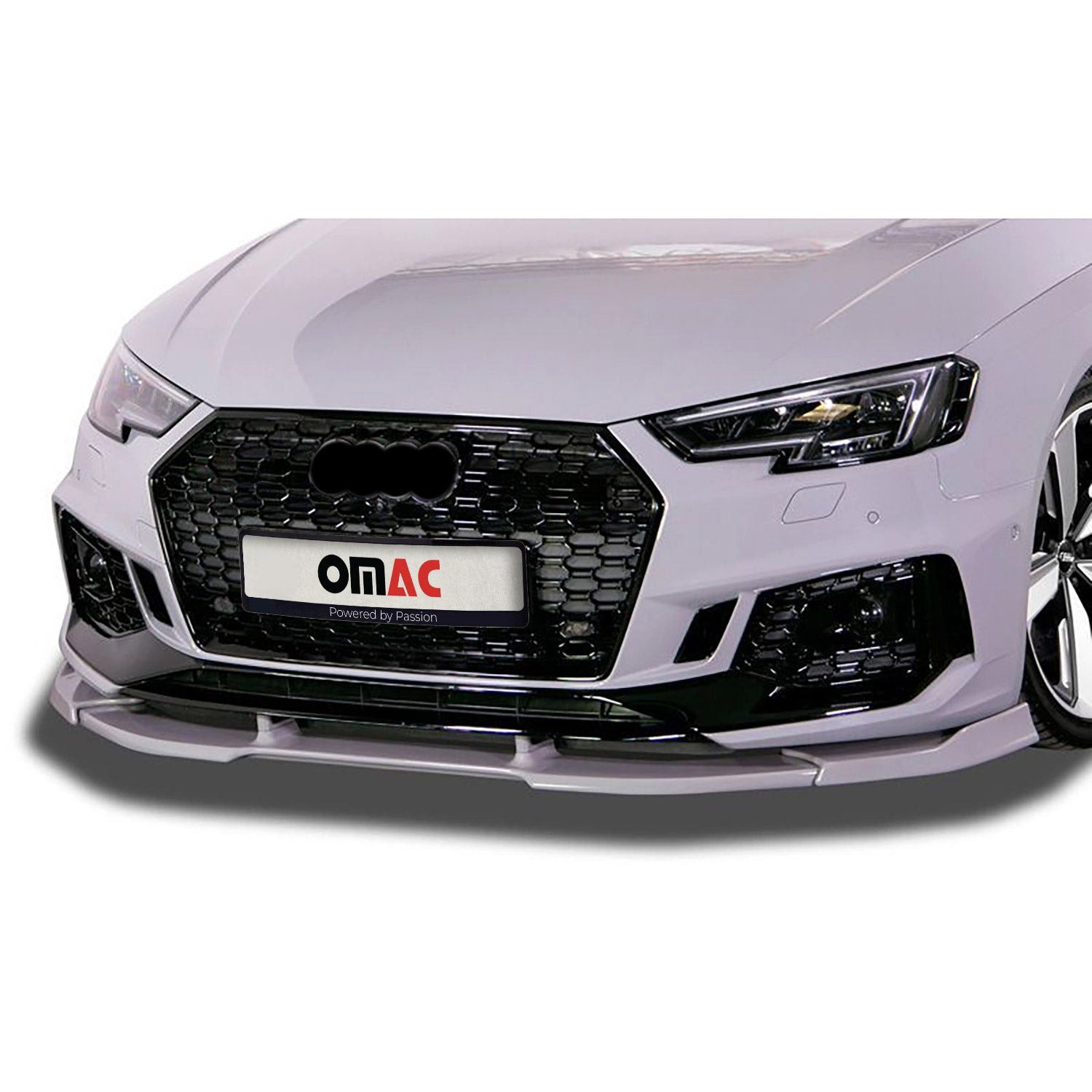 OMAC Frontstoßstange Frontspoiler Vario-X Spoiler für Audi A8 4N 2018-2025 Schwarz, 1-St., sportliches Aussehen, gute Passform