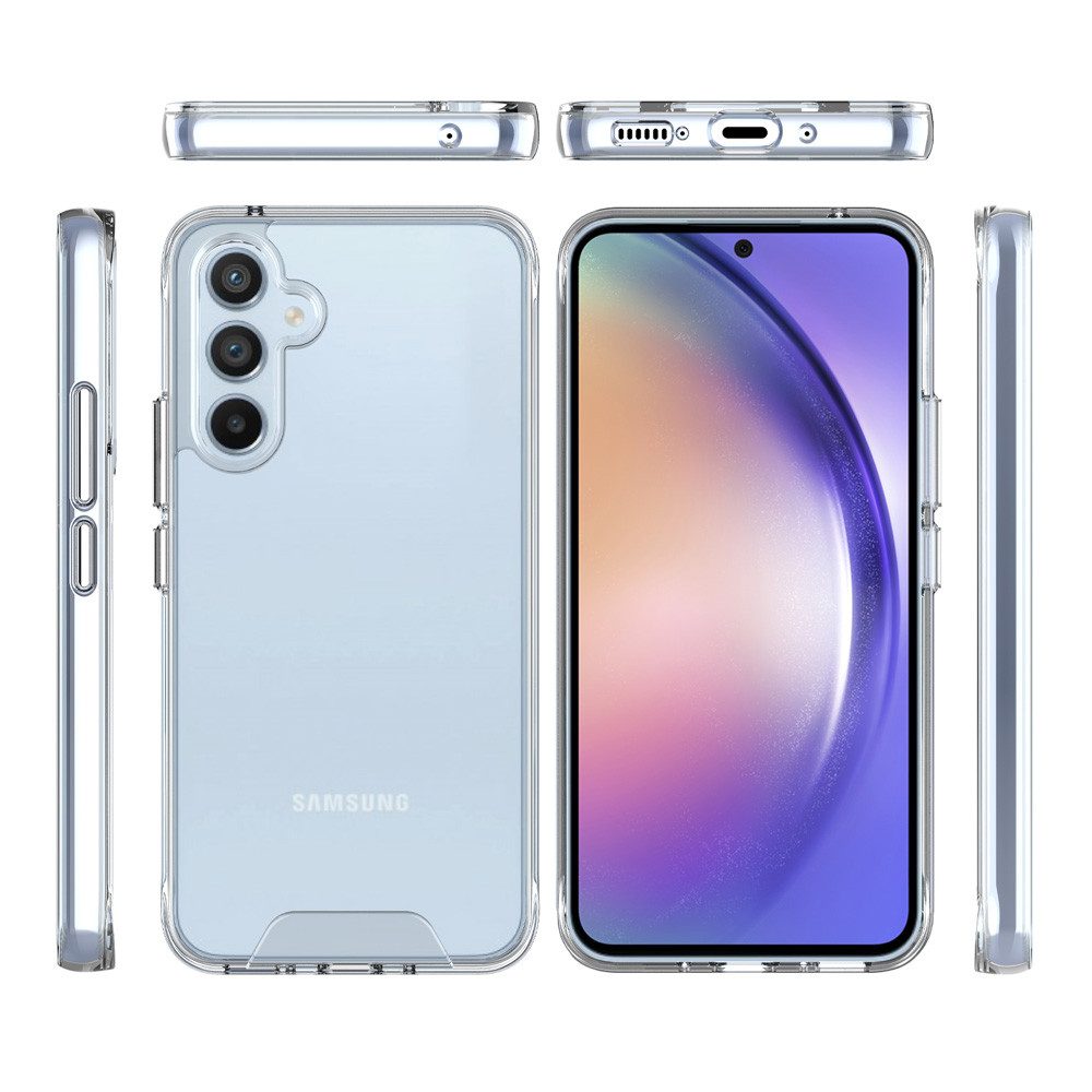 FITSU Handyhülle Transparente Handyhülle für Samsung Galaxy Hülle Slim Case Schutzhülle, Hülle für Samsung Galaxy S24 Ultra, S24, S23, S22, S21, S20, S9, S8