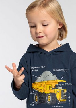 KIDSWORLD Langarmshirt LKW KIPPER Druck für kleine Jungen