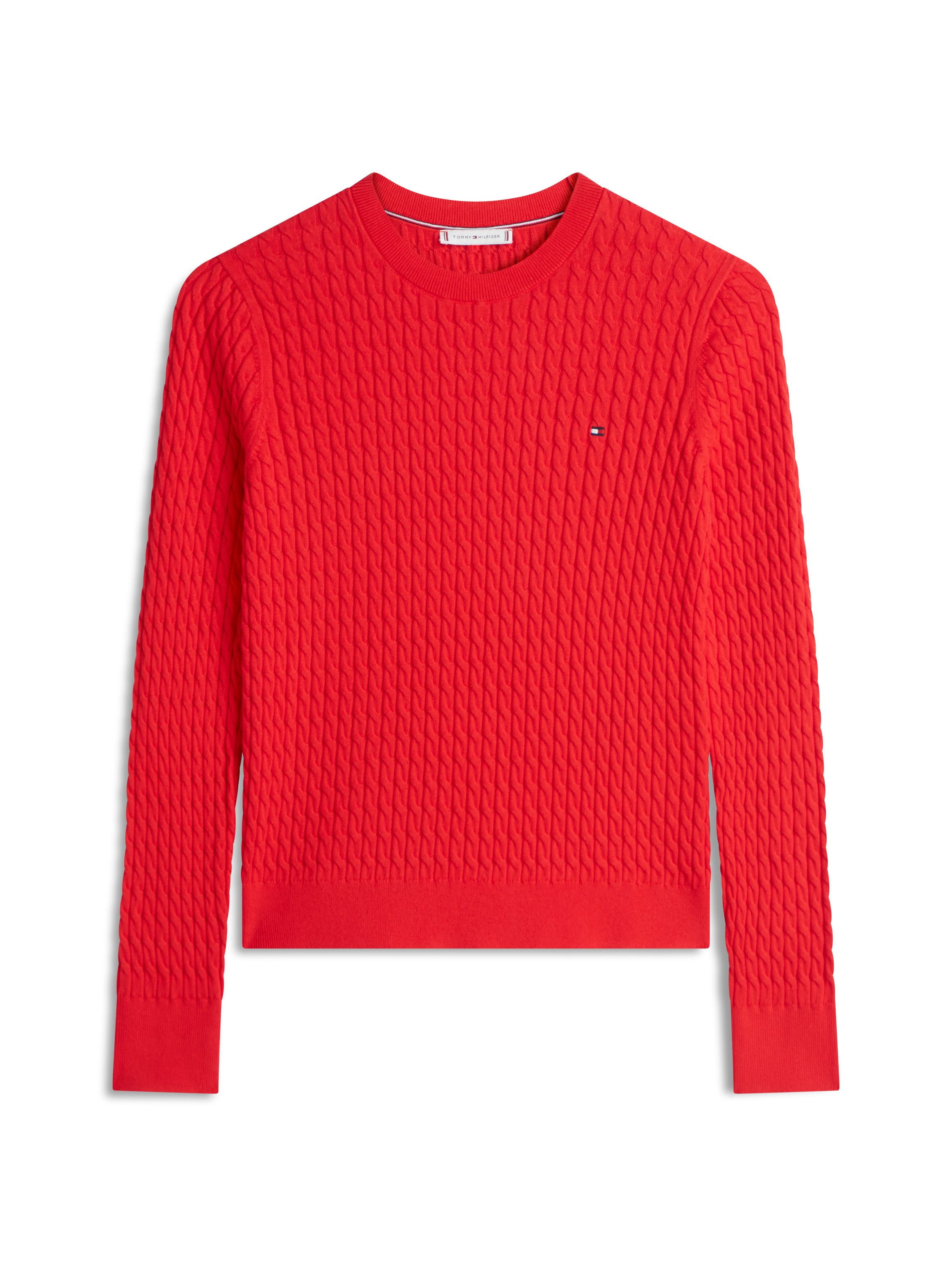Rundhalspullover CO CABLE C-NK LS SWEATER