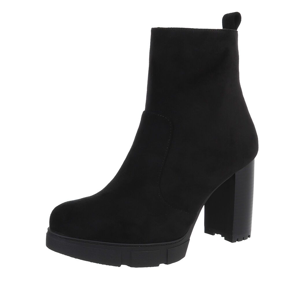Ital-Design Damen Freizeit Plateaustiefelette (87108746) Blockabsatz High-H günstig online kaufen