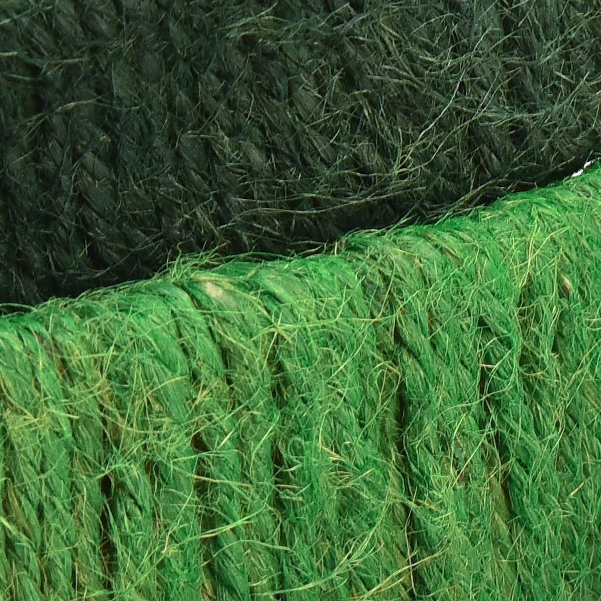 Viana Streudeko Dekoring Jute Grün Dunkelgrün Ø30cm Türdeko Wanddeko Set 2St