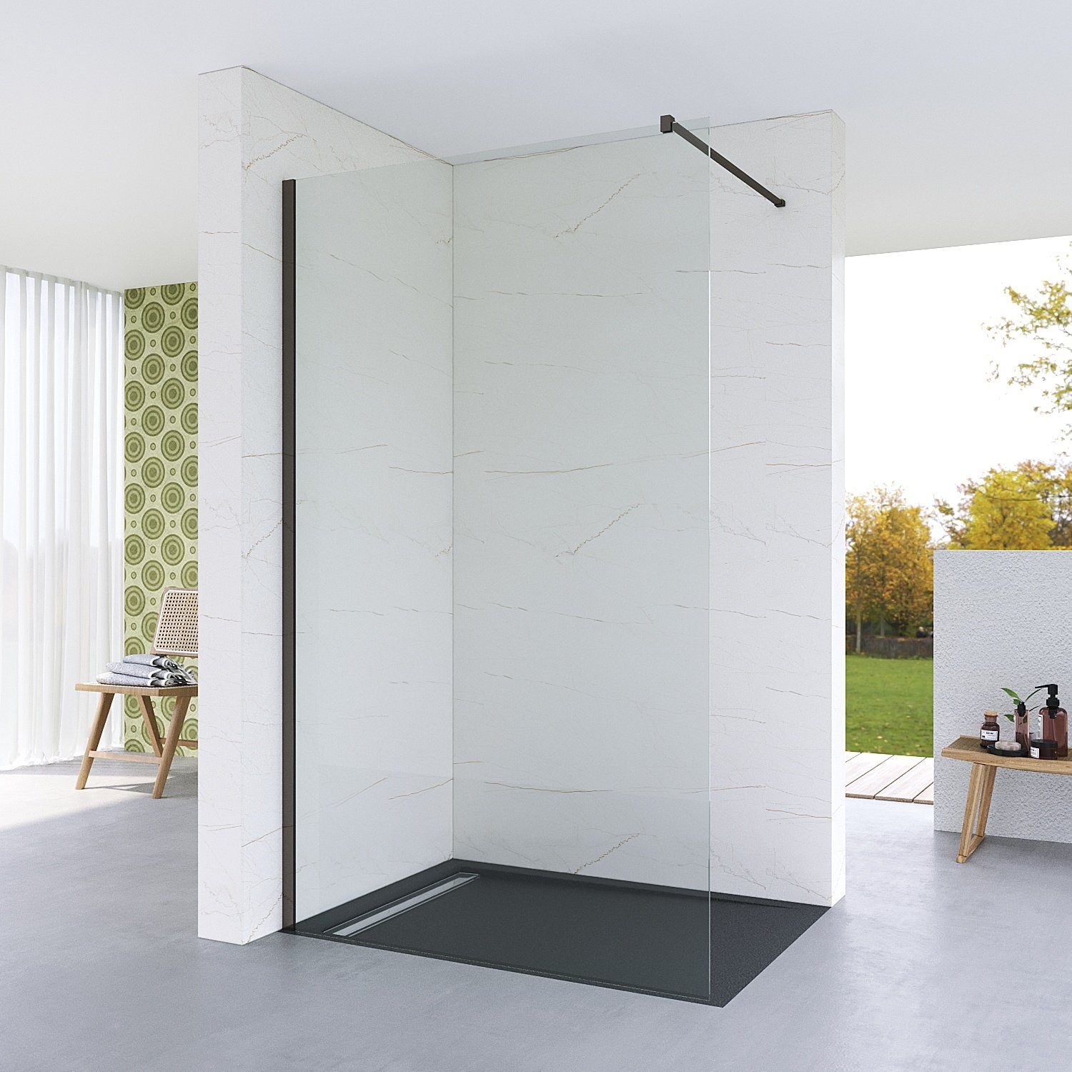 AQUABATOS Duschwand Duschabtrennung walk in Dusche günstig online kaufen
