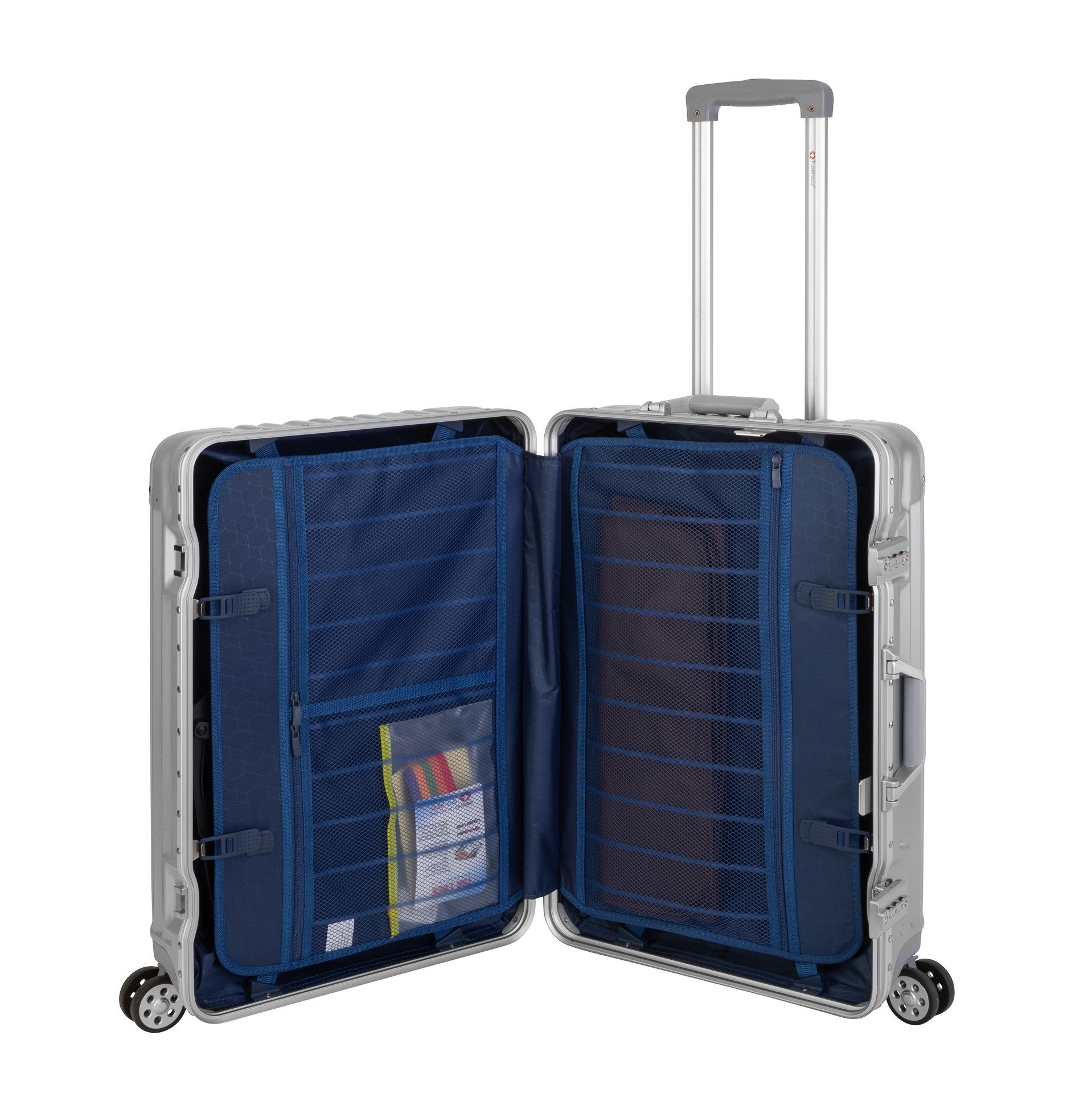 Travelhouse Trolleyset London, 4 Rollen, (3 tlg), TSA Zahlenschloss Alu-Rah günstig online kaufen