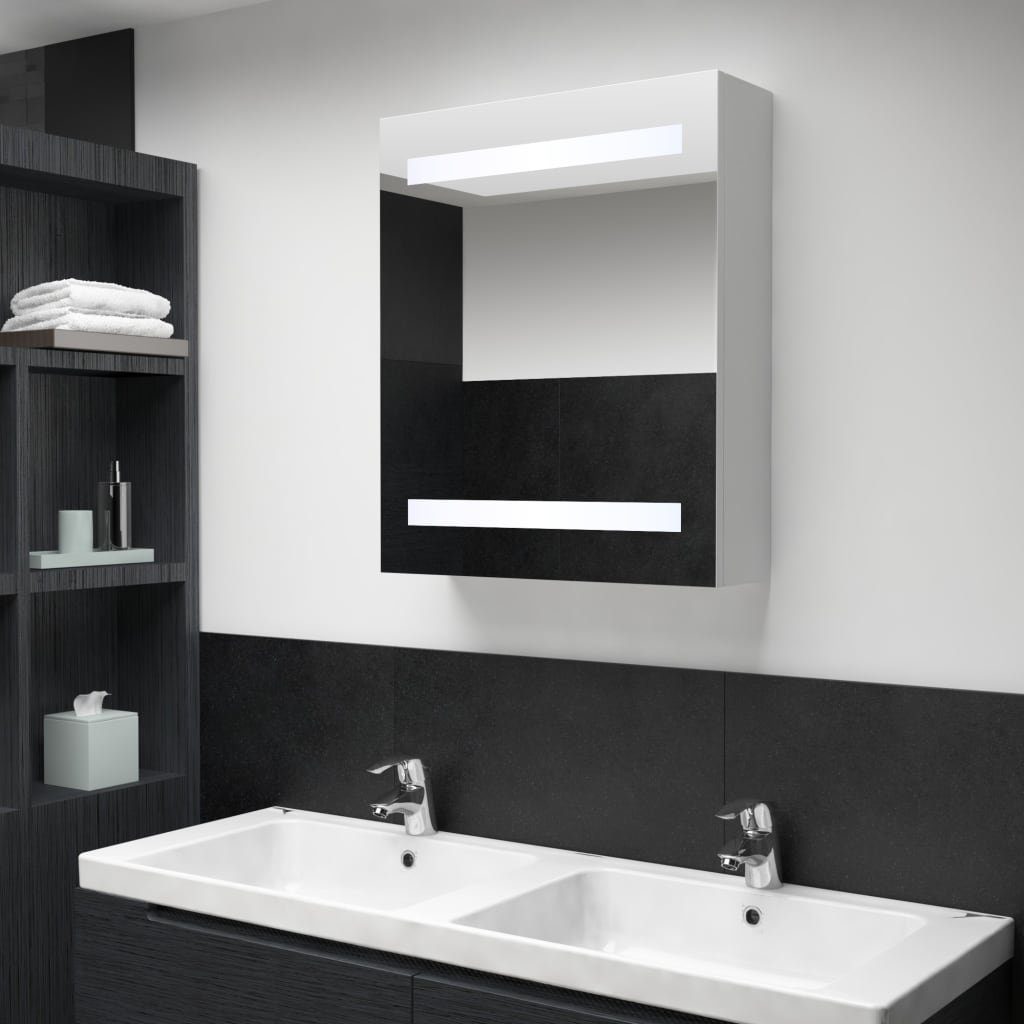 50x13,5x60 LED-Spiegelschrank vidaXL cm Badezimmerspiegelschrank