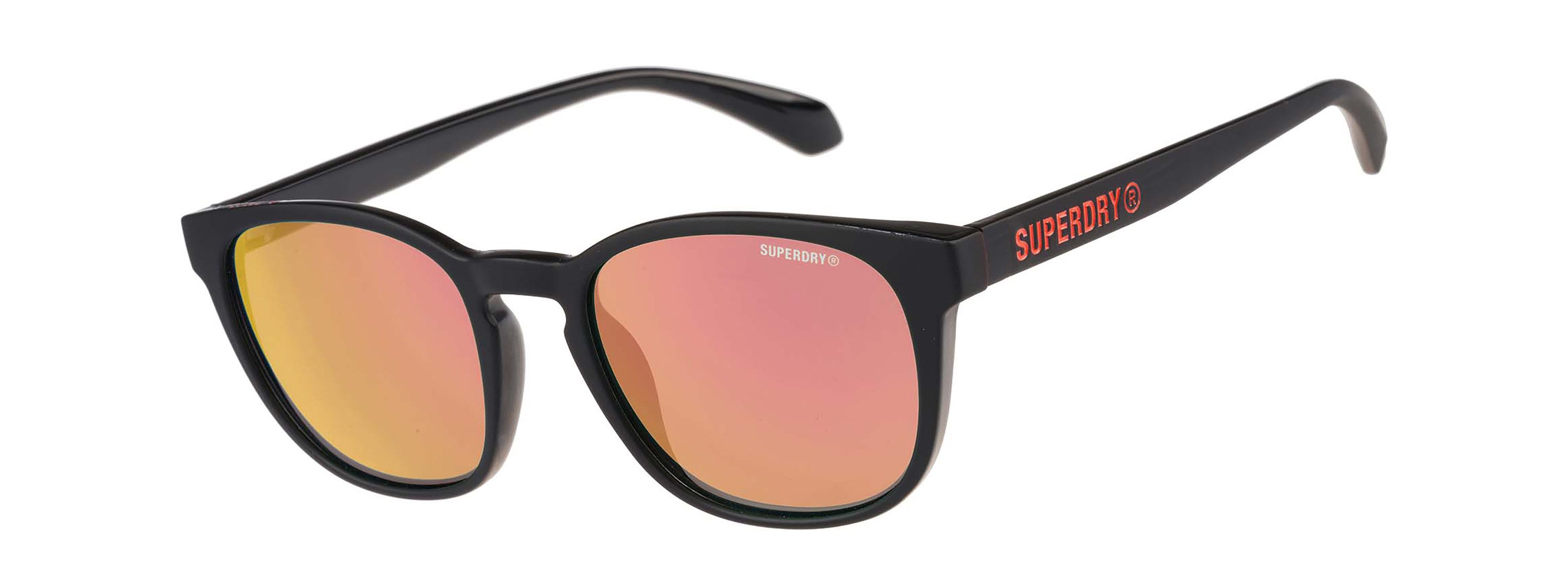 Superdry Sonnenbrille Modell 996097 Form Karree/Soft, Logoschriftzug auf Bügel, Injectionfassung