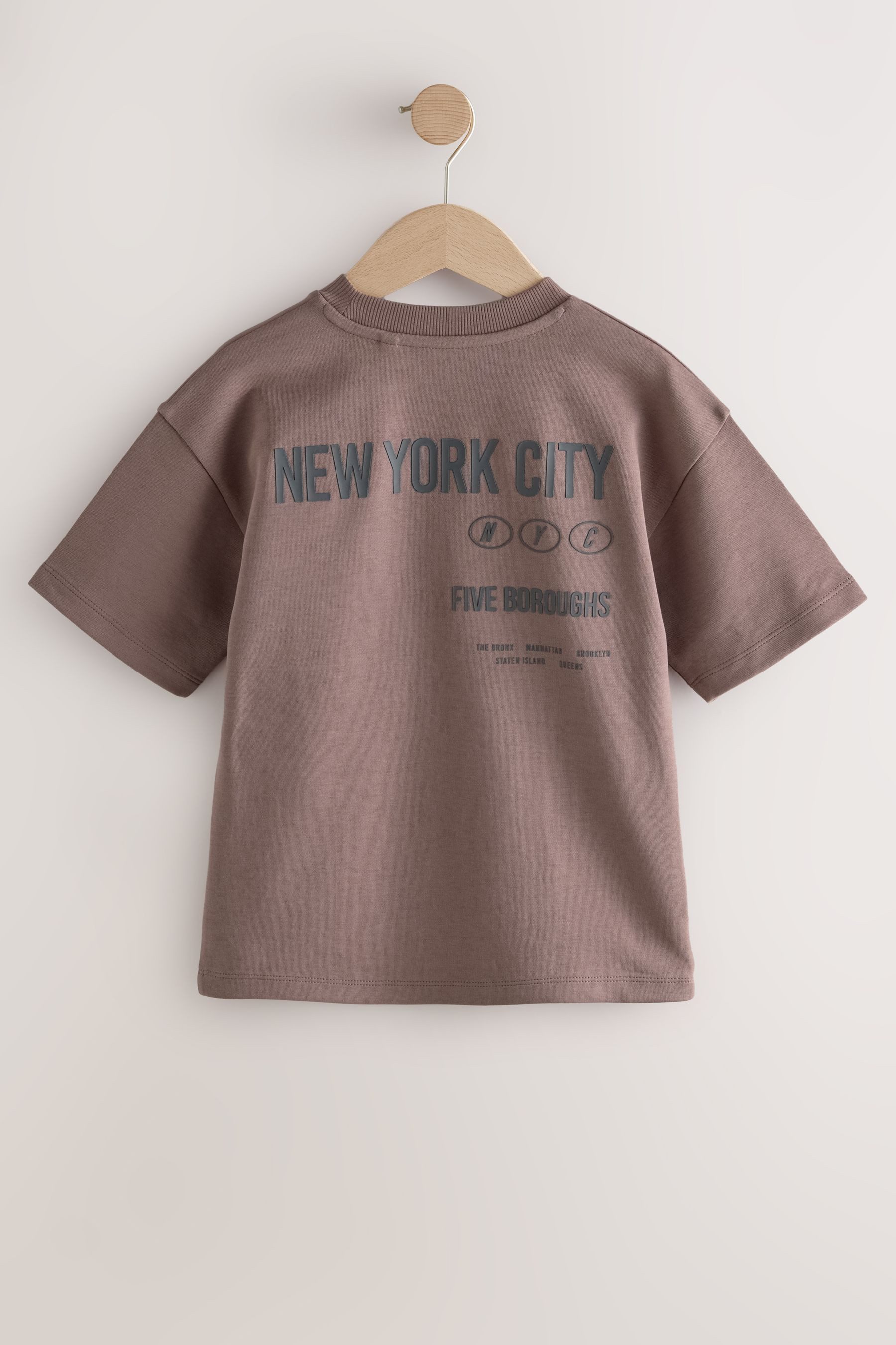 Next Print-Shirt Kurzarm-T-Shirt aus schwerem Material mit Grafik (1-tlg) – Bild 4 von 5