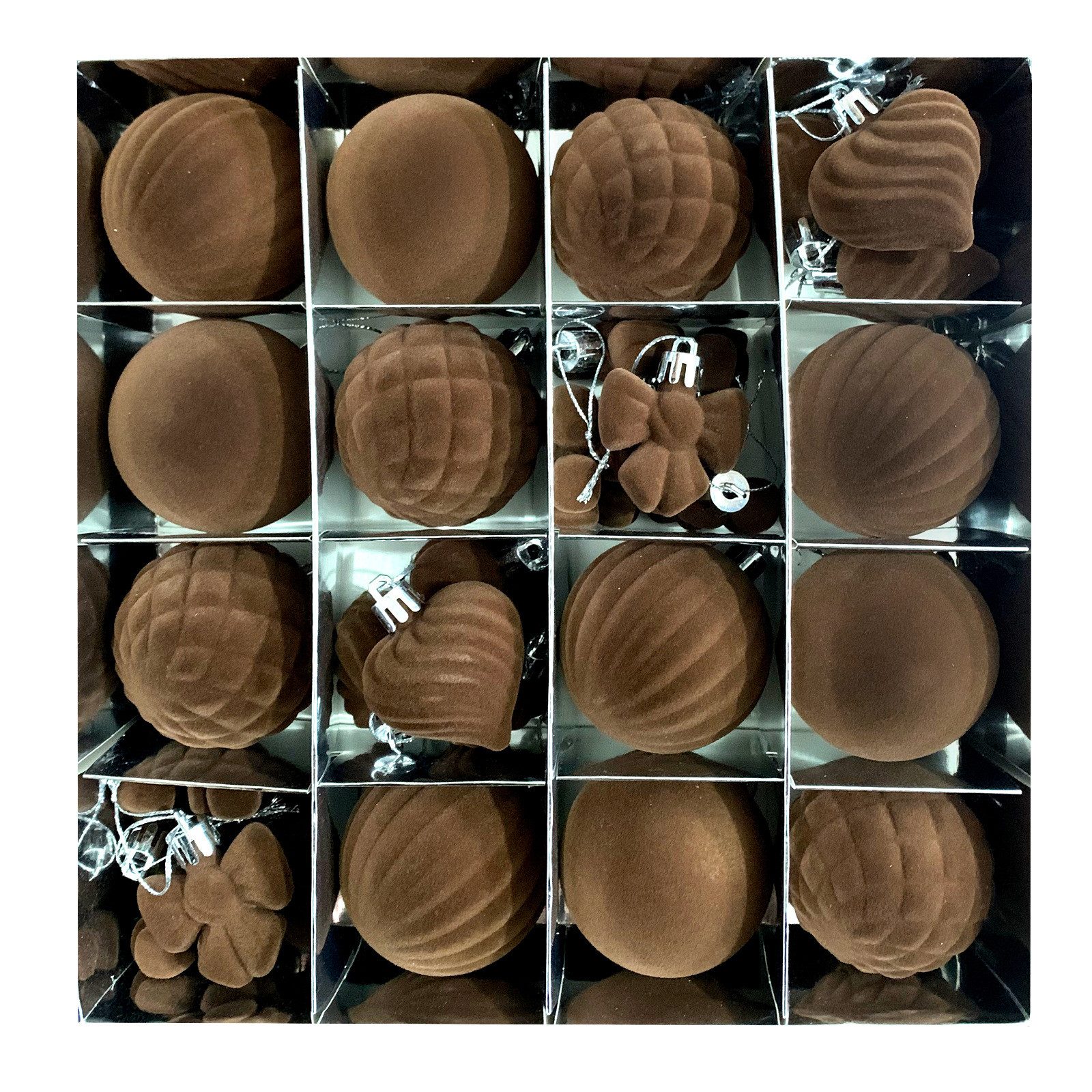 Sorvyzxn Weihnachtsbaumkugel Weihnachtsdeko Weihnachtskugeln 32-teiliges Set,Weihnachtsbaumschmuck