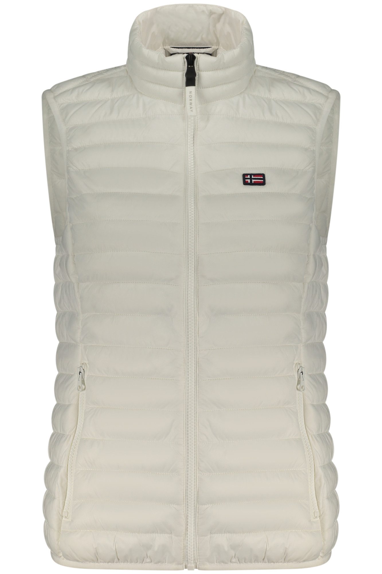 NORWAY 1963 Outdoorjacke Damen Weste Weiß - Leicht, Ärmellos, Praktisch mit Taschen & Reißve