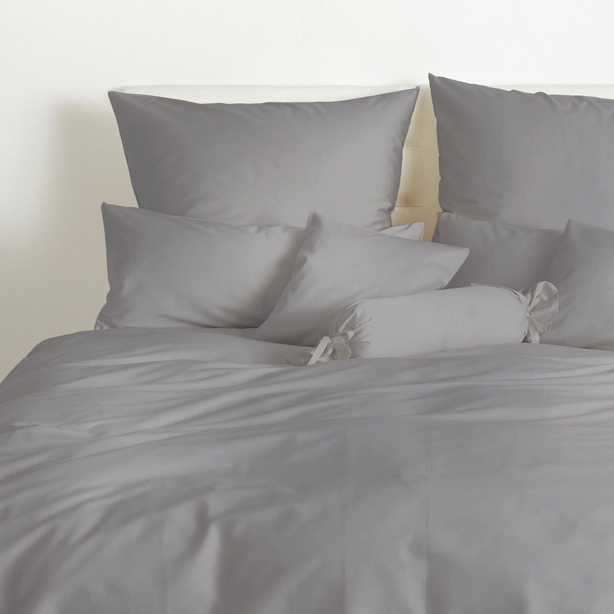 TRAUMSCHLAF Bettwäsche Uni, Mako Satin, 2 günstig online kaufen