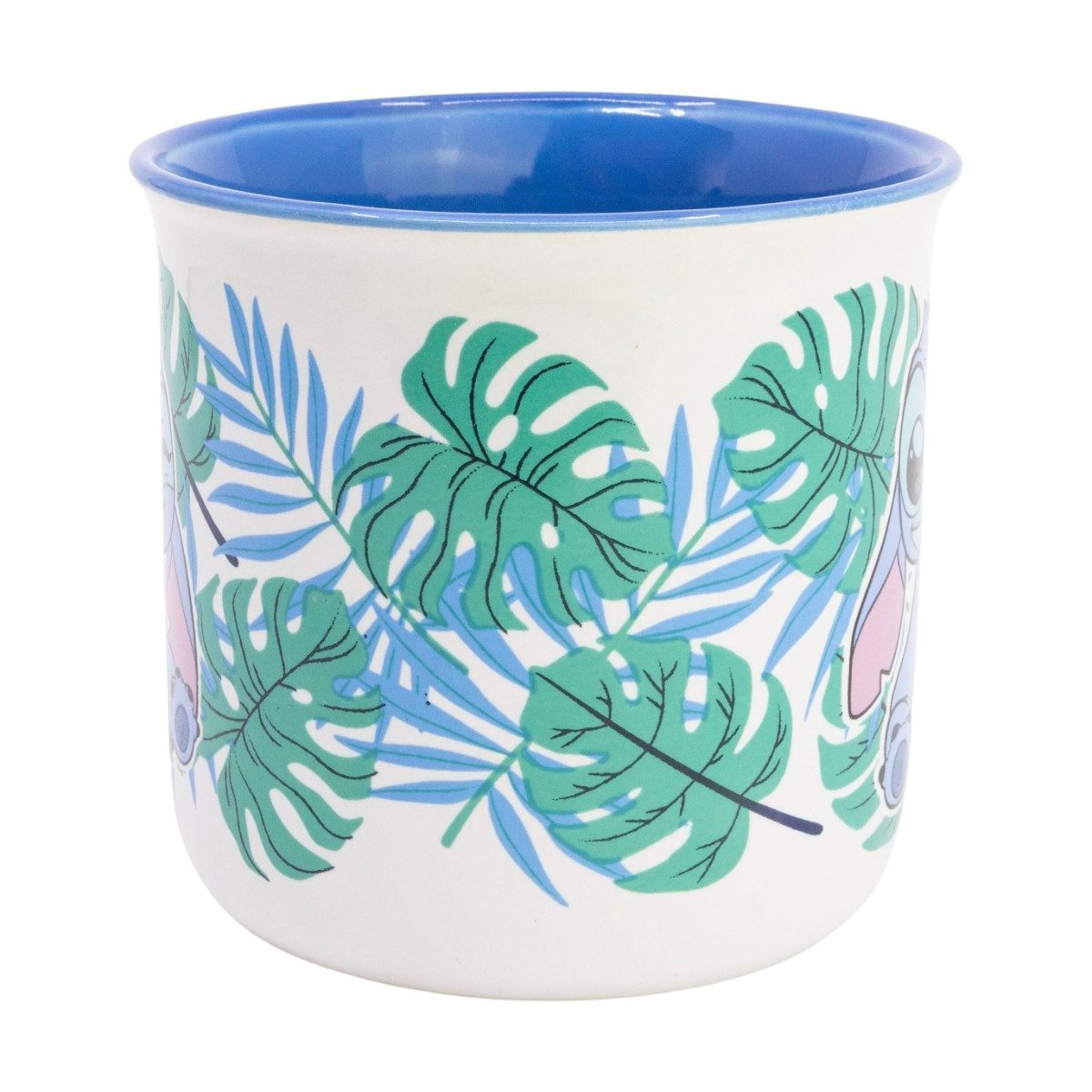 Disney Tasse Stitch Aloha Frühstückstasse 400 ml Keramik Tasse Geschenkbox, Keramik