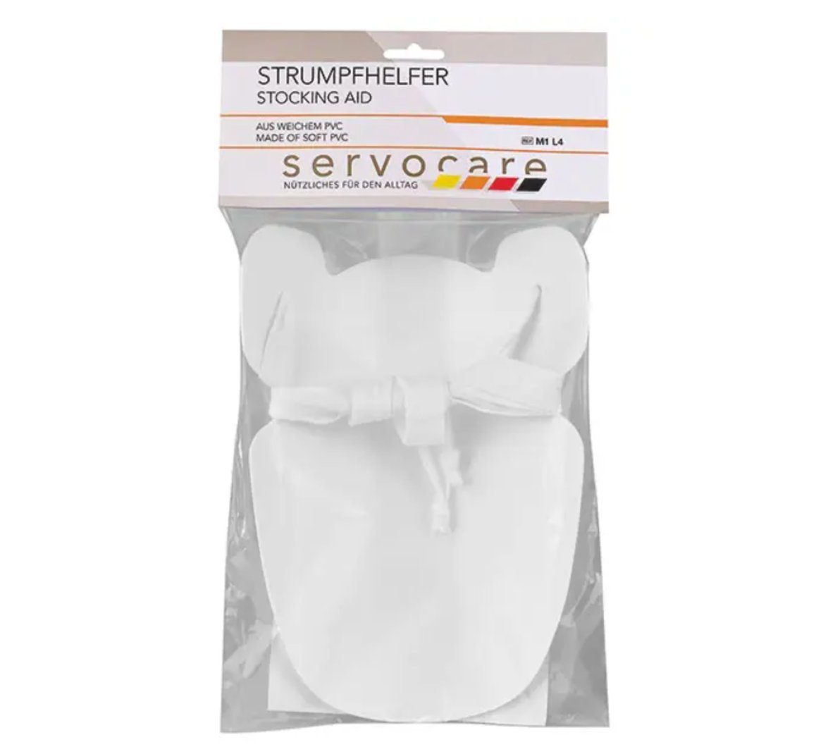 DocMed Anziehhilfe Strumpfhelfer, Komplett-Set, 2-tlg., Robust und pflegeleicht, sicherer Halt beim anziehen, Für Strümpfe, Alltagshelfer