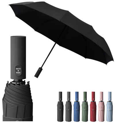 Sapor Design Taschenregenschirm »Sapor Design Taschenschirm Essential«, Handgefertigt, recyceltes Material, extragroßes Schirmdach, UV-Schutz, Lotus-Effekt, Entwickelt in Deutschland