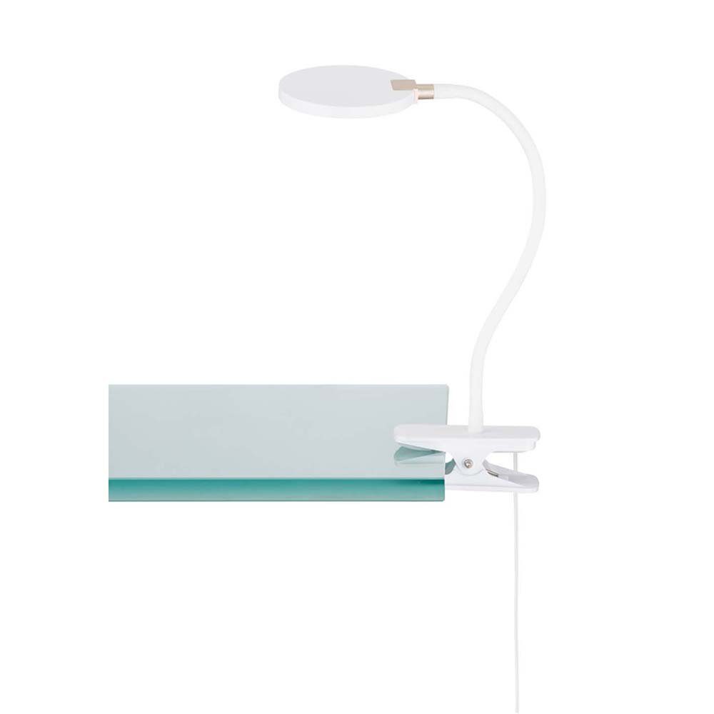 FISCHER & HONSEL LED Tischleuchte, LED-Leuchtmittel fest verbaut, Warmweiß, Klemmstrahler Tischleuchte dimmbar 3 Stufen LED Touch