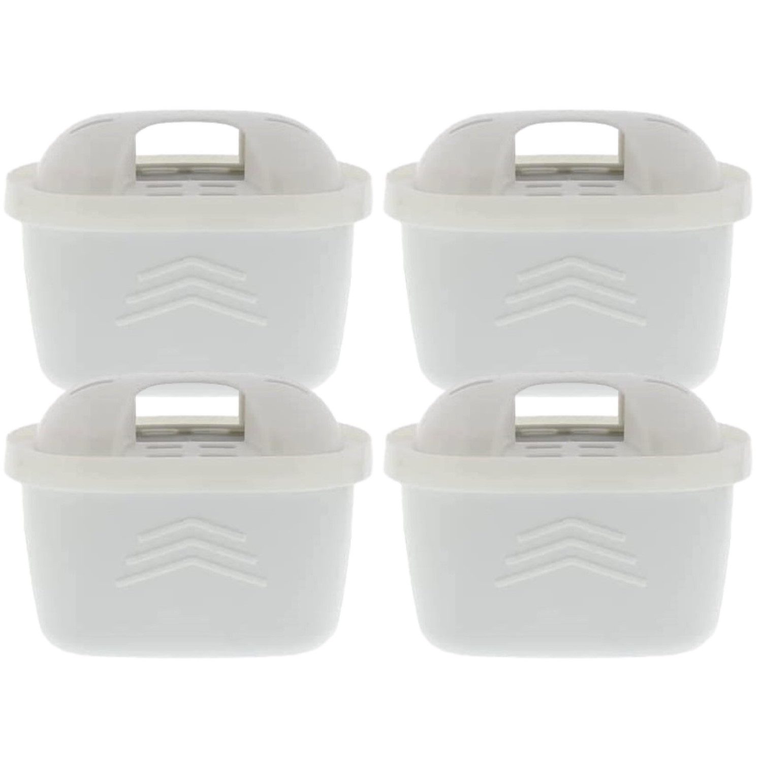 Scanpart Kalk- und Wasserfilter 4x Wasserfilter kompatibel mit Brita Maxtra Plus